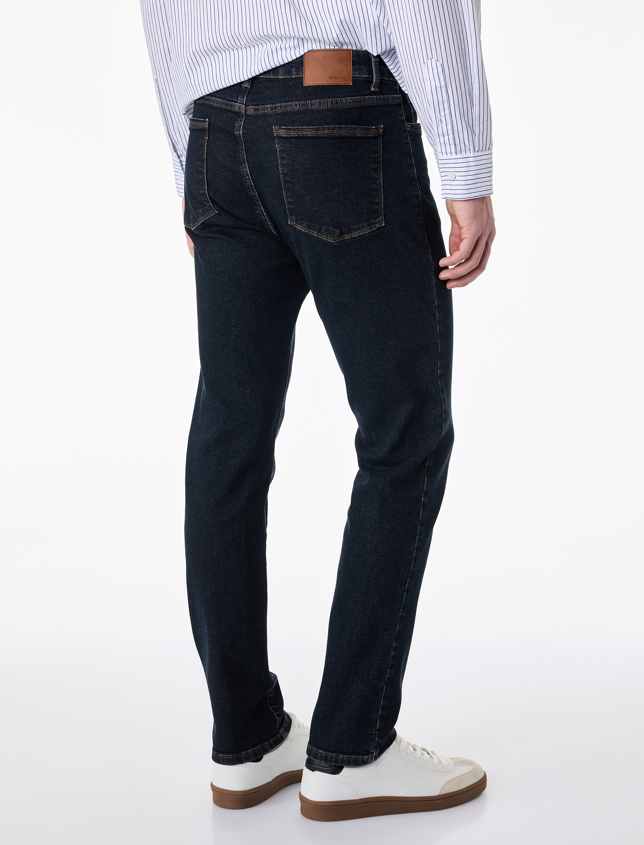   Normal Bel Pamuklu Slim Fit Jean Pantolon - Brad Jean