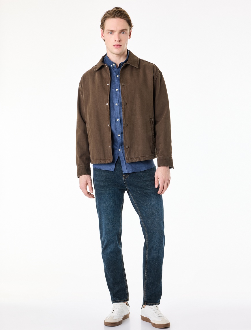 Koton Erkek Regular Fit Pamuklu Tapered Jean Pantolon – Joe Jean