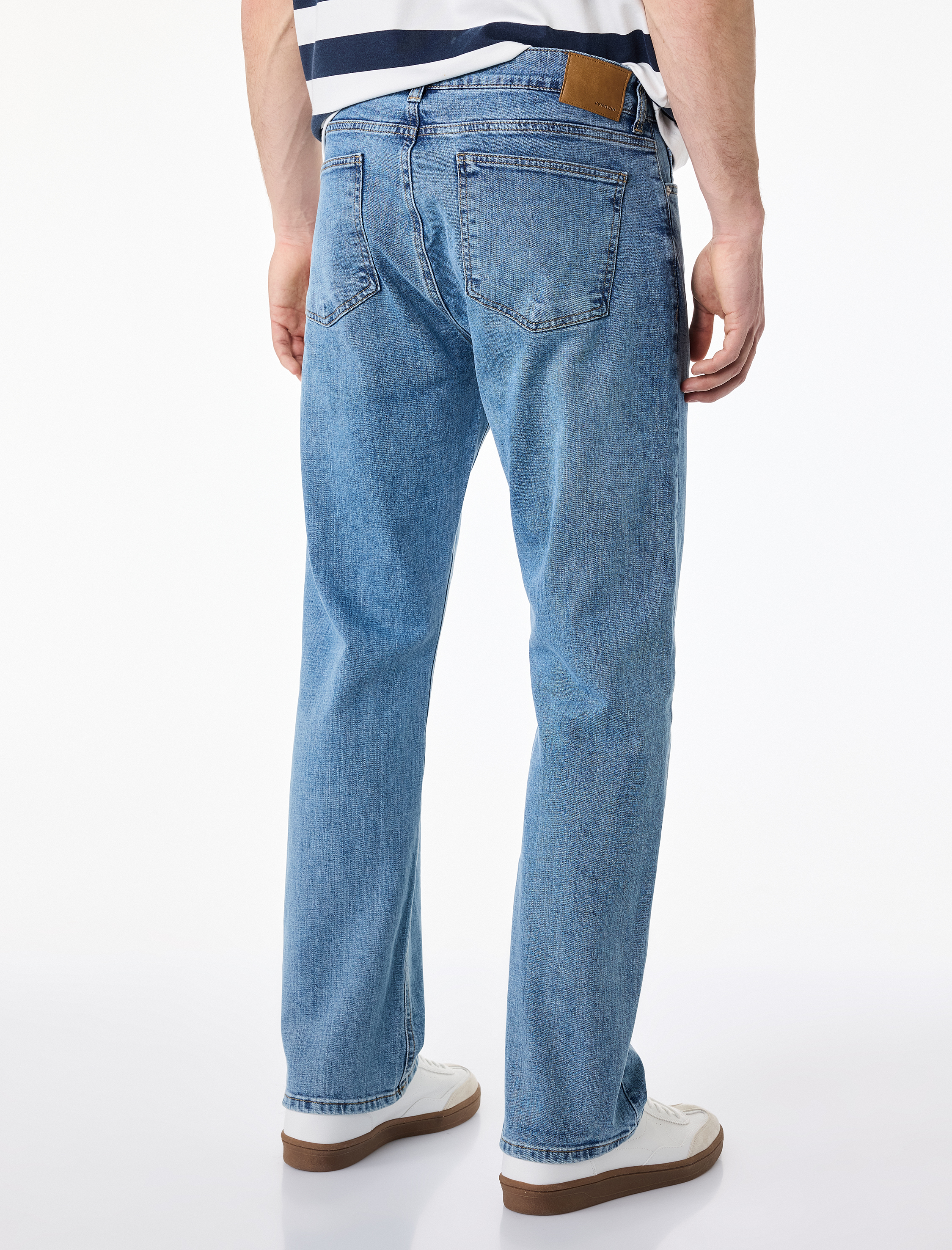   Pamuklu Normal Bel Straight Fit Jean Pantolon - Mark Jean