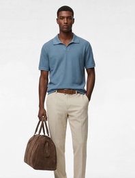 Regular Fit Kısa Kollu Pamuklu Polo Yaka Tişört