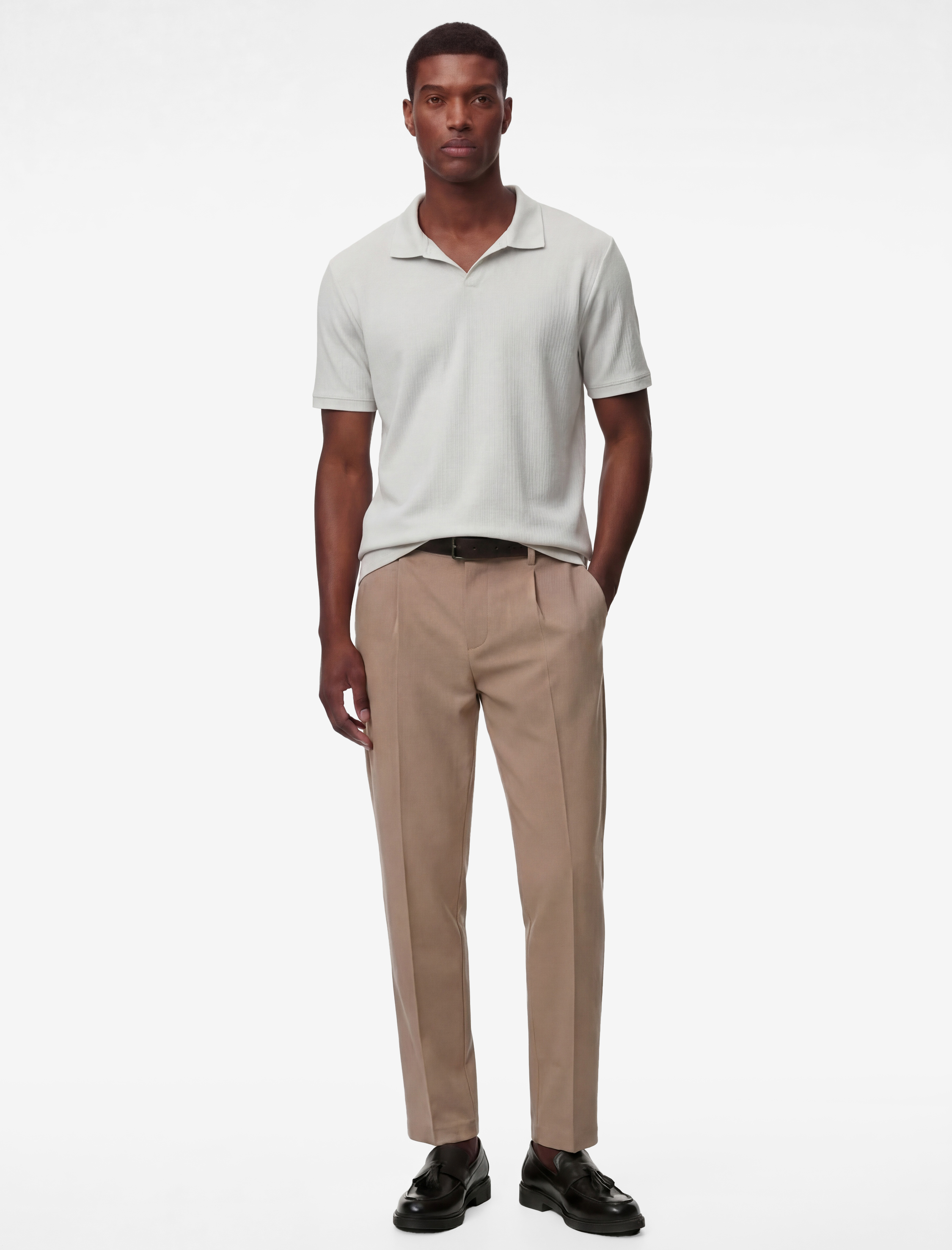   Regular Fit Kısa Kollu Pamuklu Polo Yaka Tişört