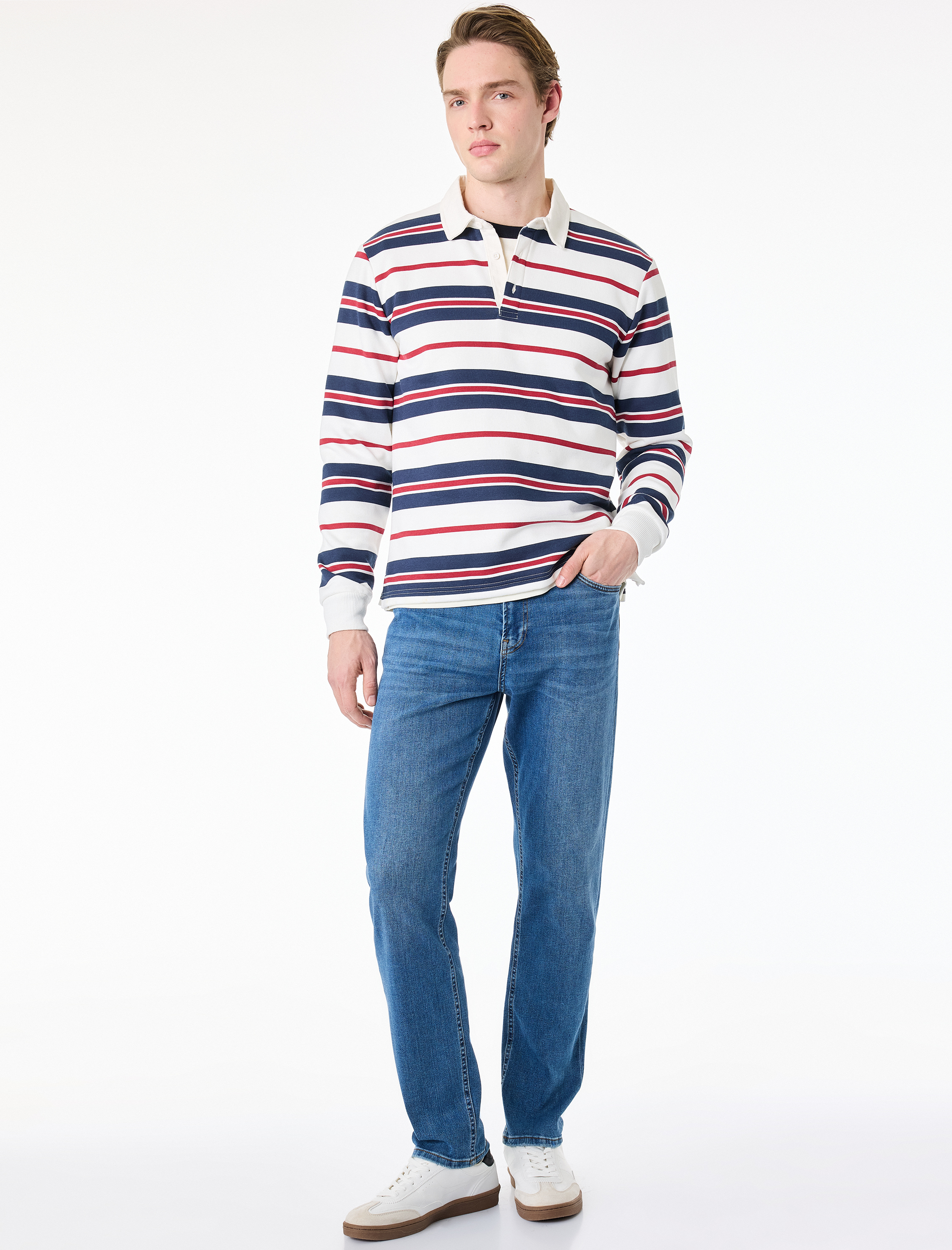   Normal Bel Pamuklu Slim Fit Jean Pantolon - Brad Jean