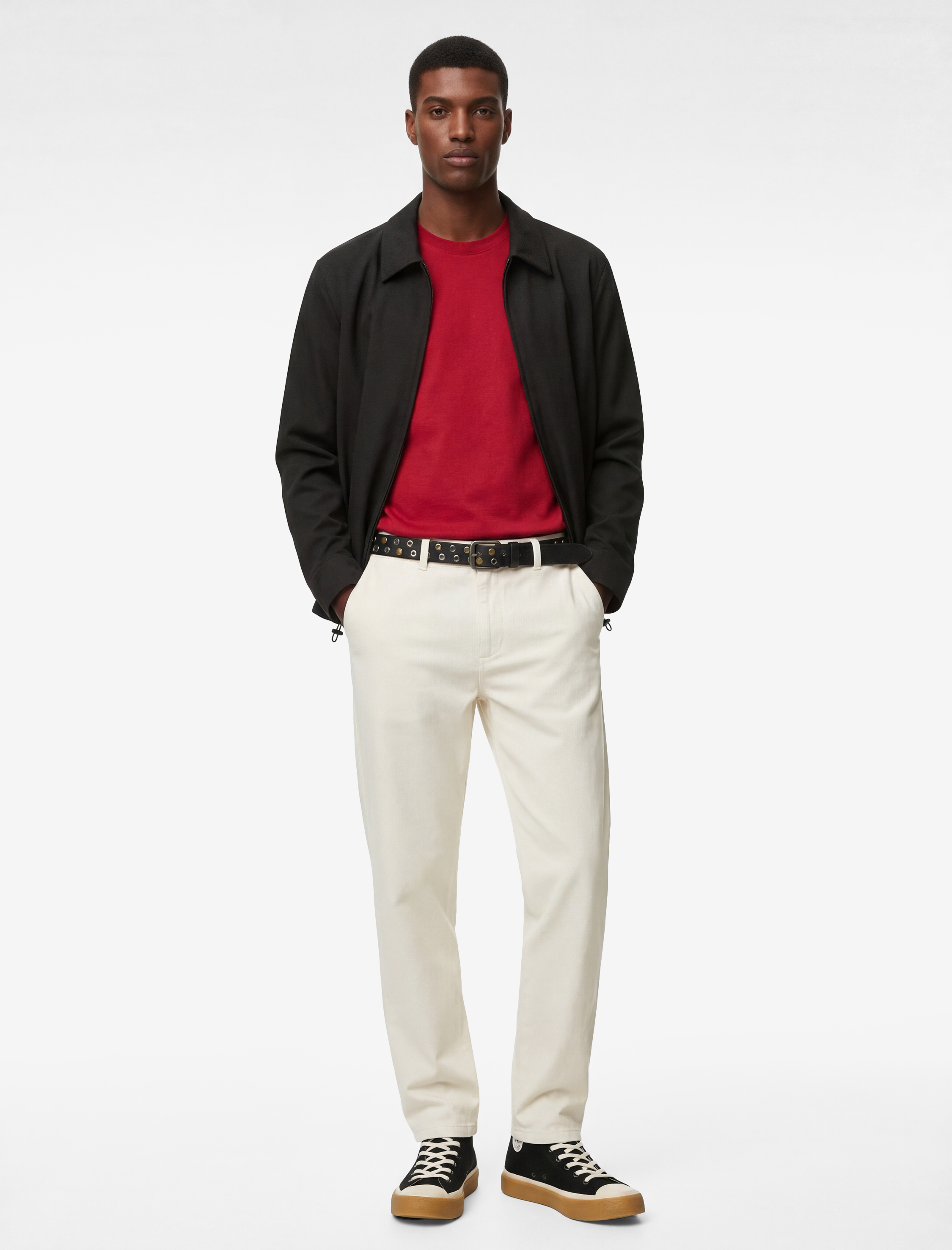 Düğmeli Cepli Pamuklu Regular Fit Pantolon