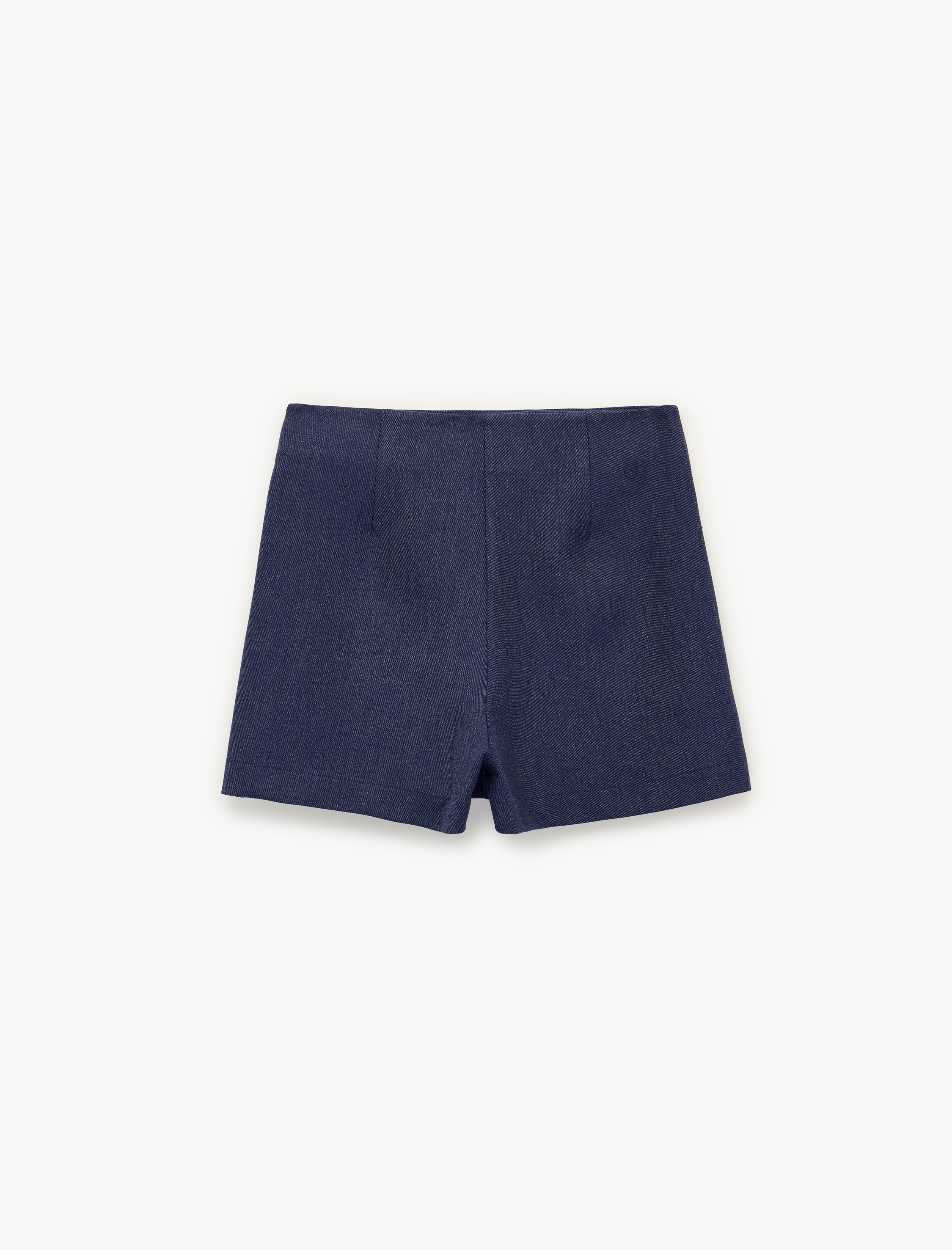   Normal Bel Kemer Detaylı Regular Fit Mini Şort Etek