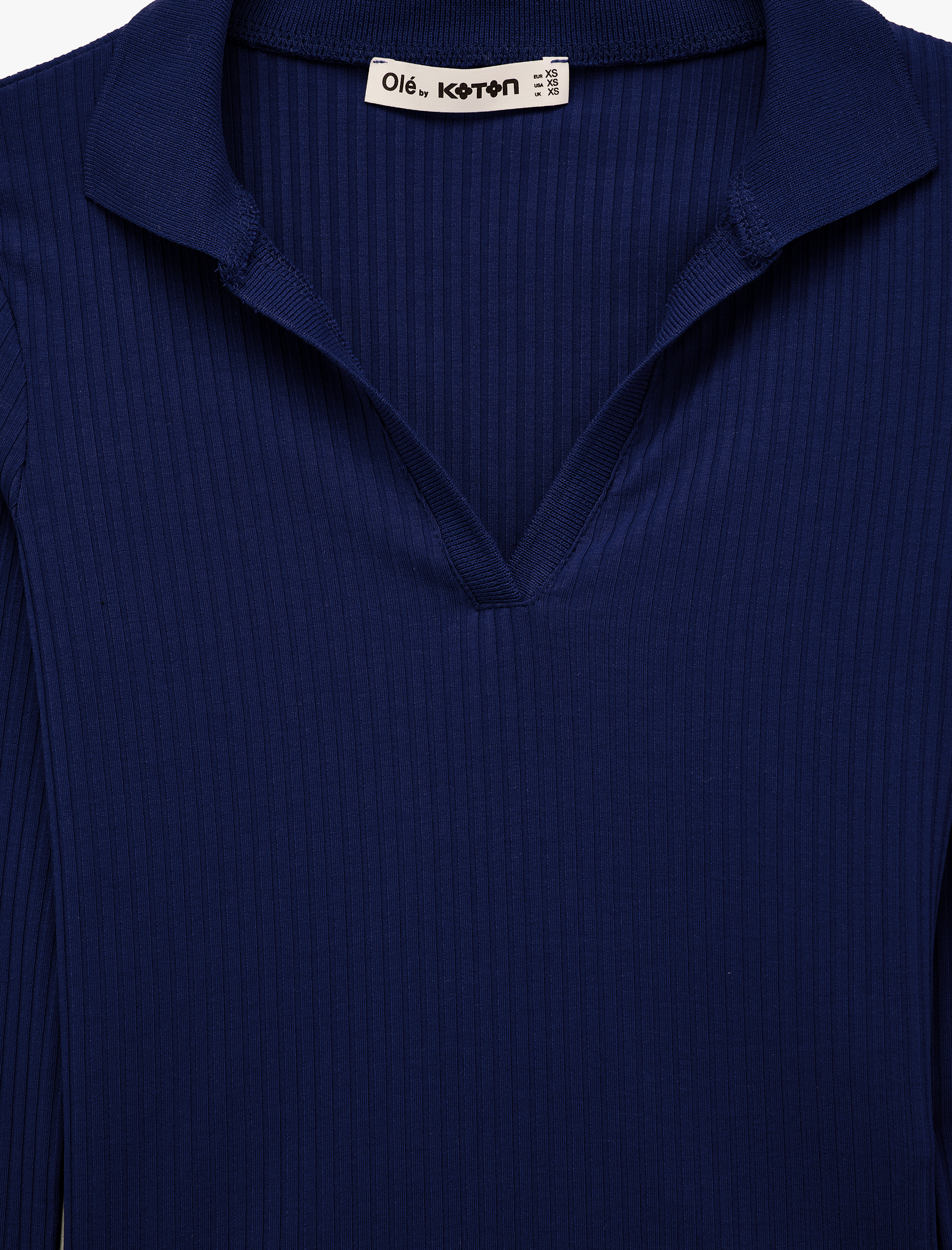   Kaşkorse Uzun Kollu Slim Fit Polo Yaka Tişört