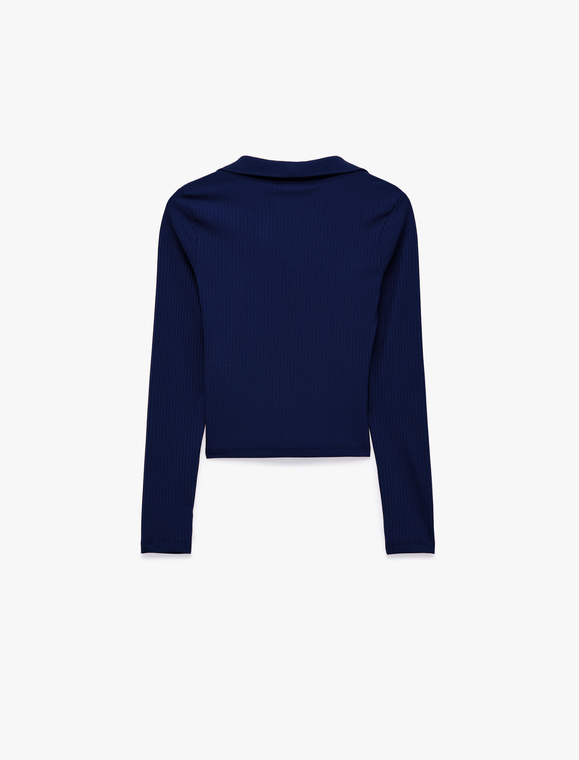   Kaşkorse Uzun Kollu Slim Fit Polo Yaka Tişört