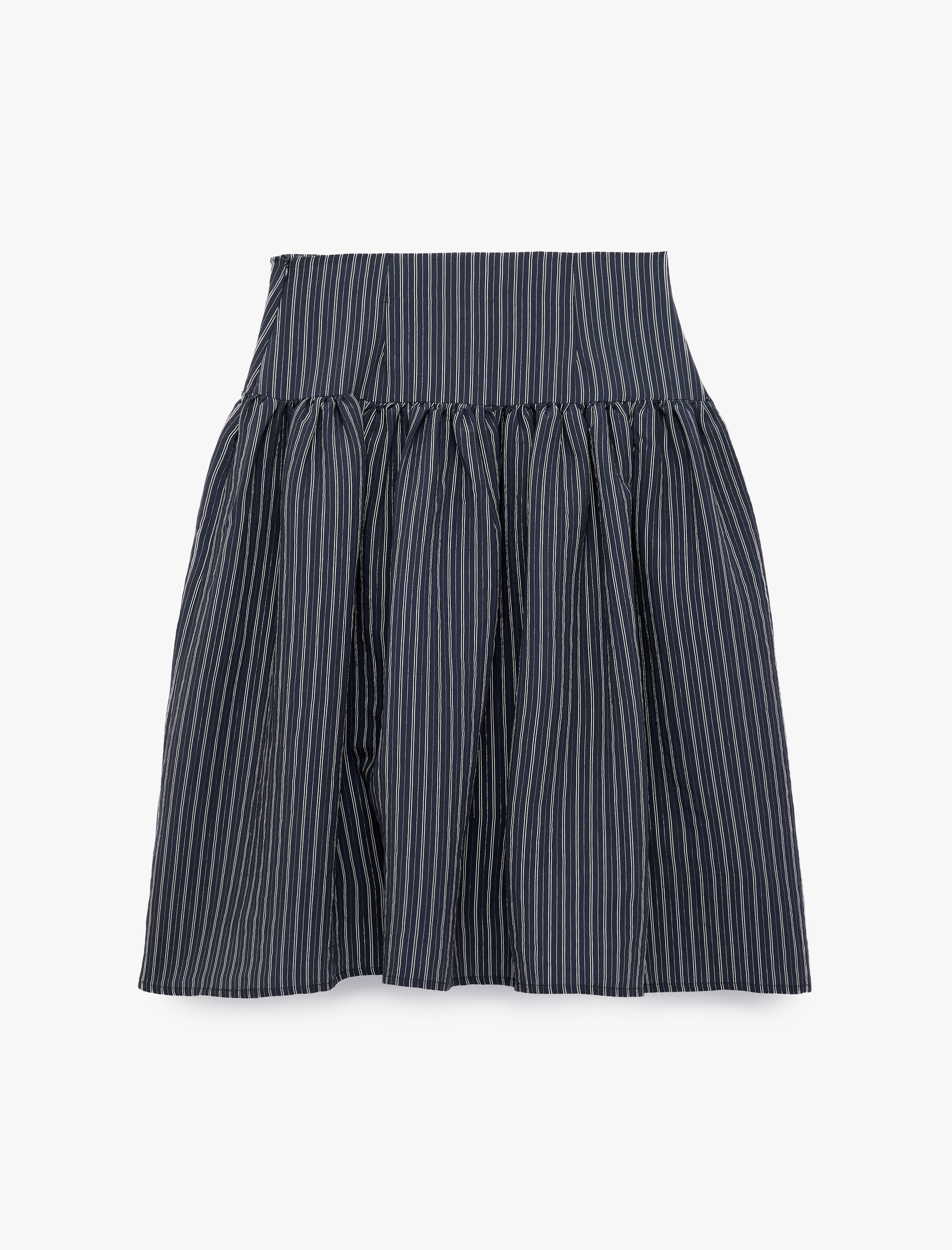  Kız Çocuk Modal Karışımlı A Kesim Çizgili Etek