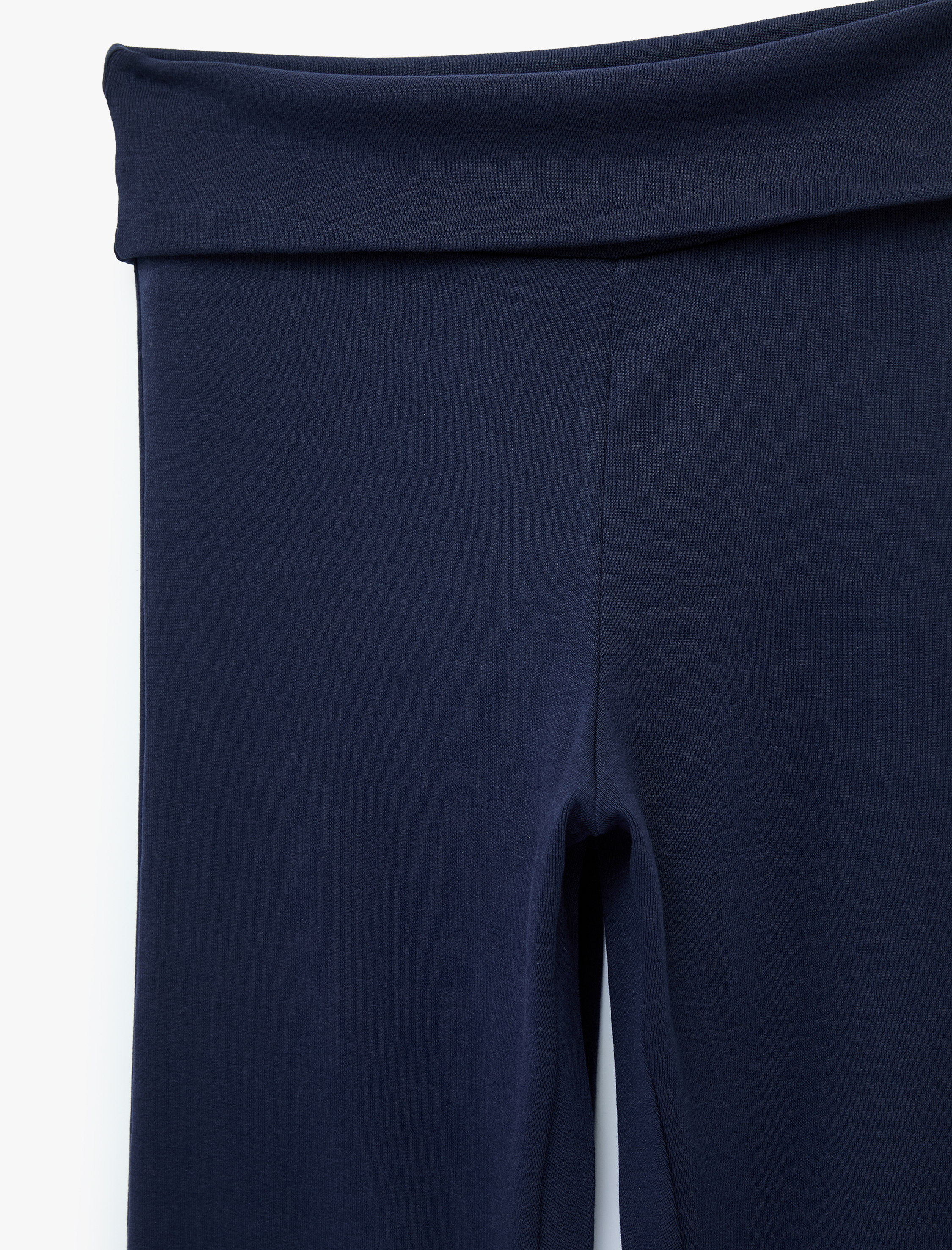   Slim Fit Modal Karışımlı İspanyol Paça Pantolon