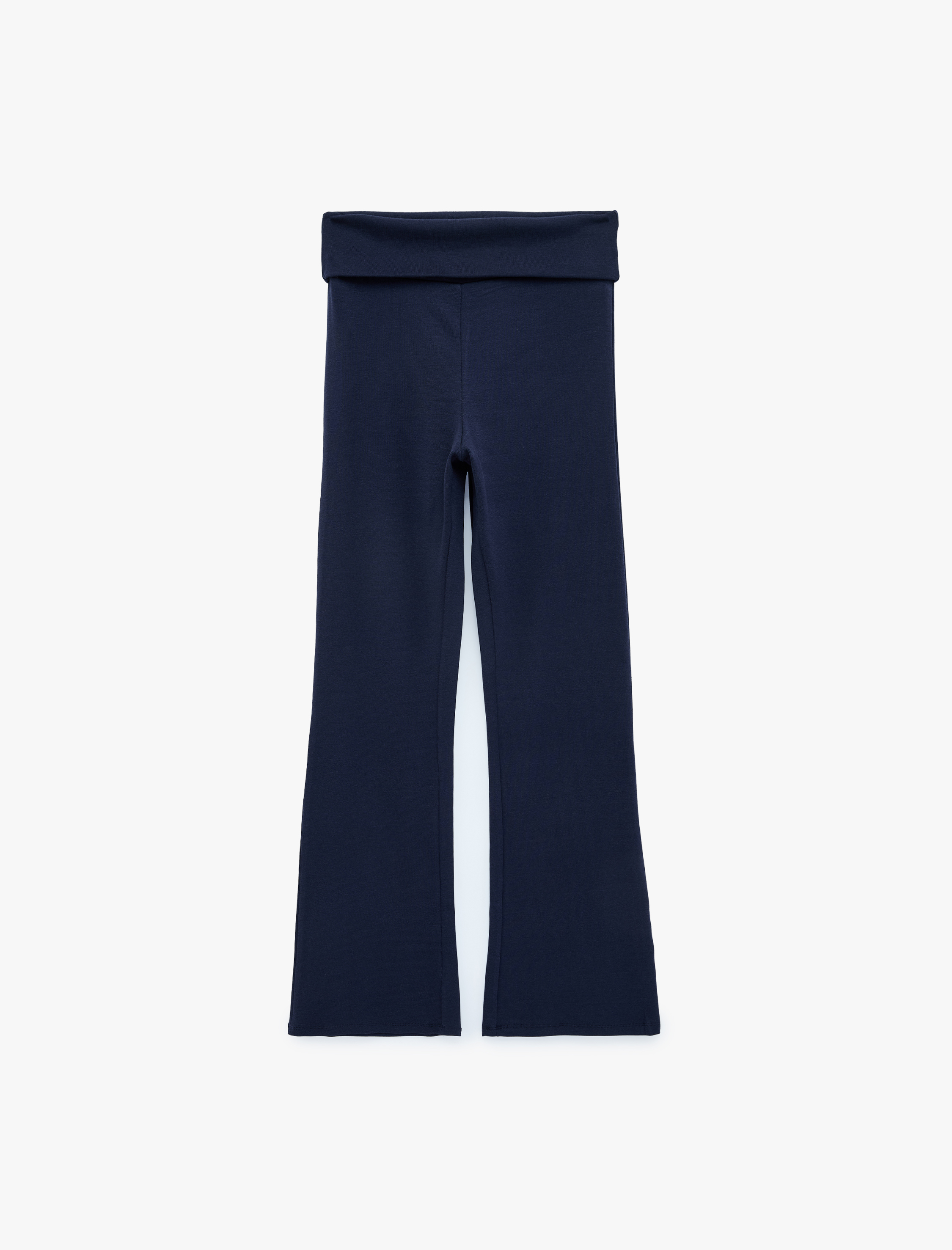   Slim Fit Modal Karışımlı İspanyol Paça Pantolon