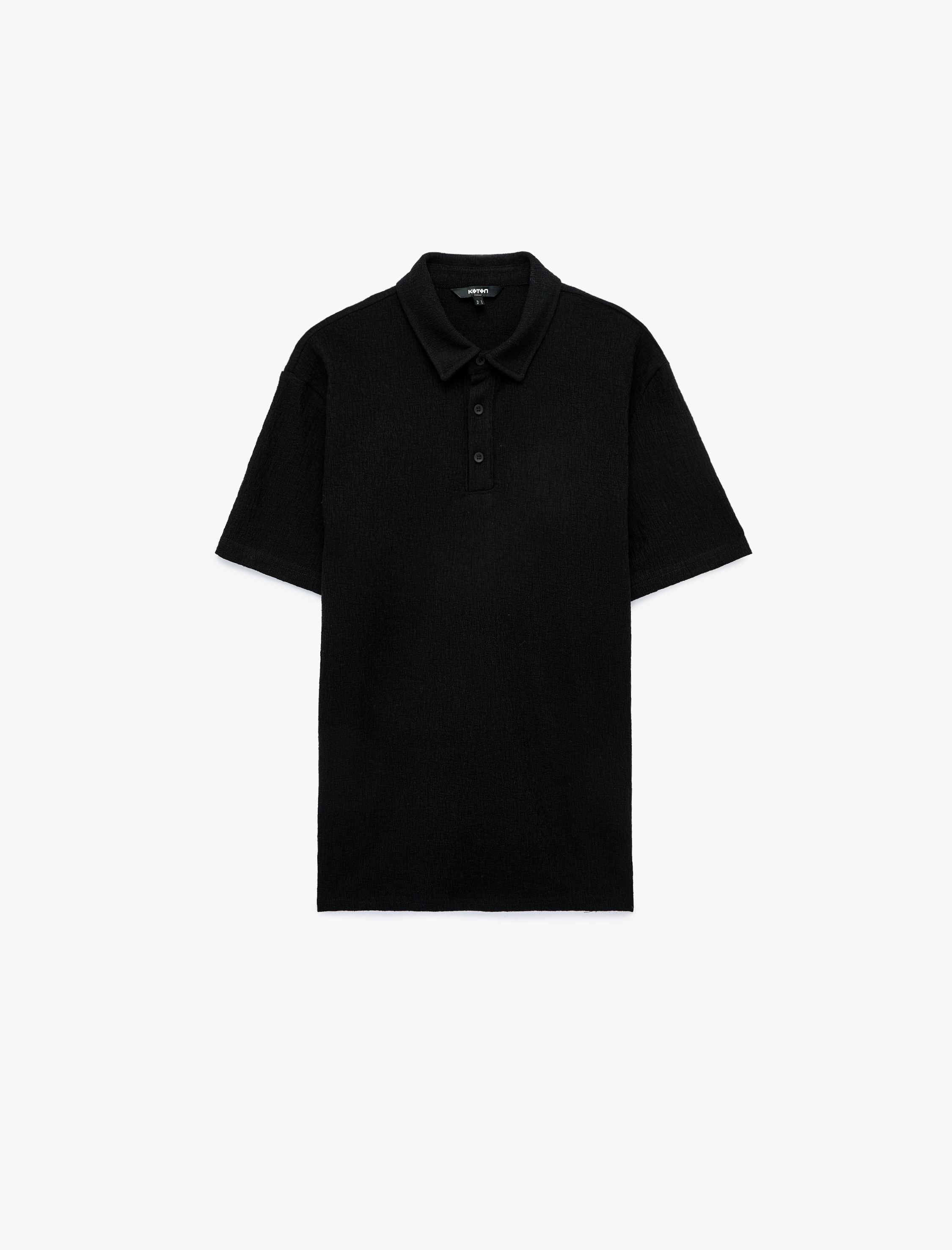   Regular Fit Kısa Kollu Düğmeli Polo Yaka Tişört