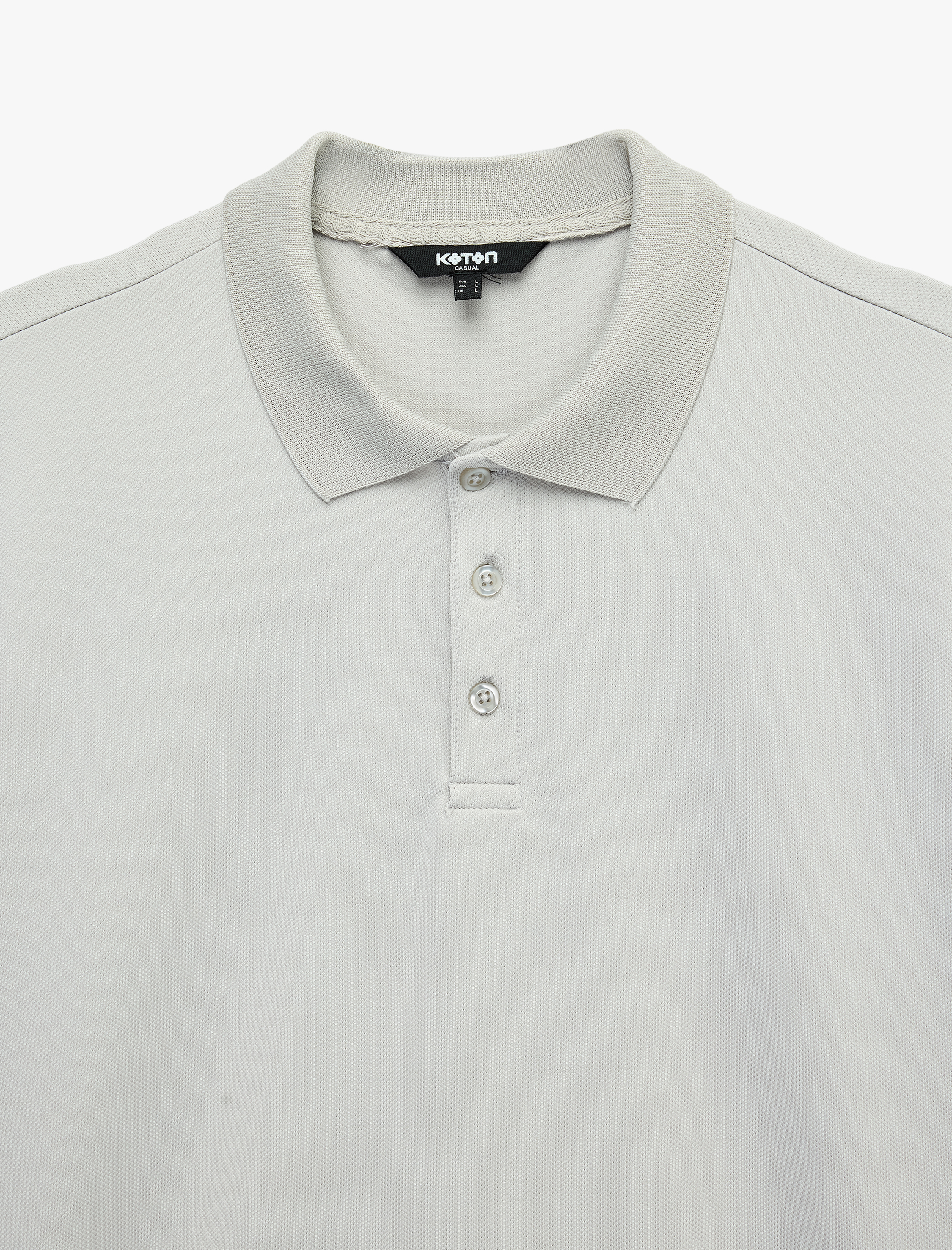   Kısa Kollu Düğmeli Polo Yaka Slim Fit Tişört