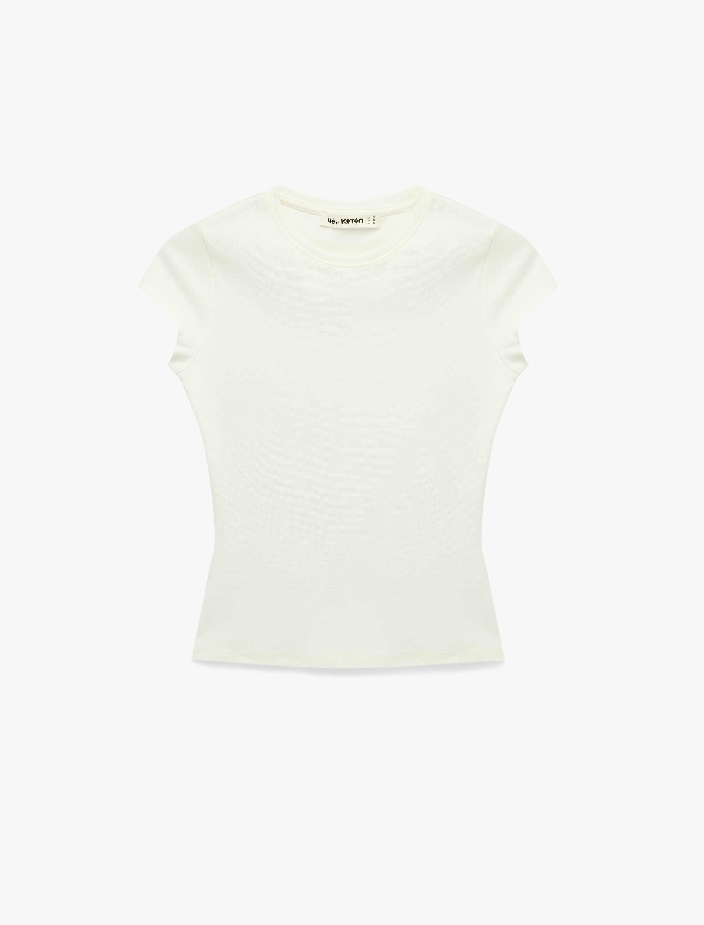   Slim Fit Kısa Kollu Bisiklet Yaka Pamuklu Tişört