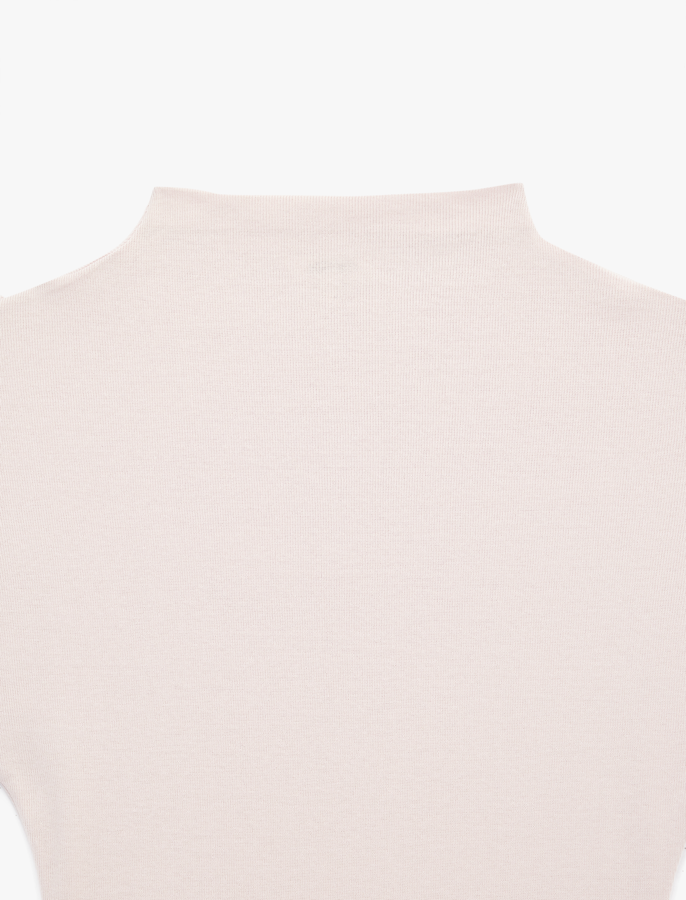   Pamuklu Slim Fit Kolsuz Dik Yaka Fitilli Tişört