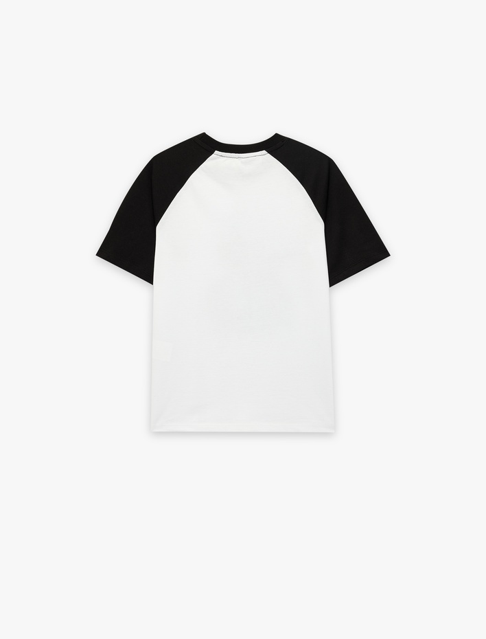 Erkek Çocuk Batman Baskılı Kısa Kollu Bisiklet Yaka Pamuklu Lisanslı Tişört