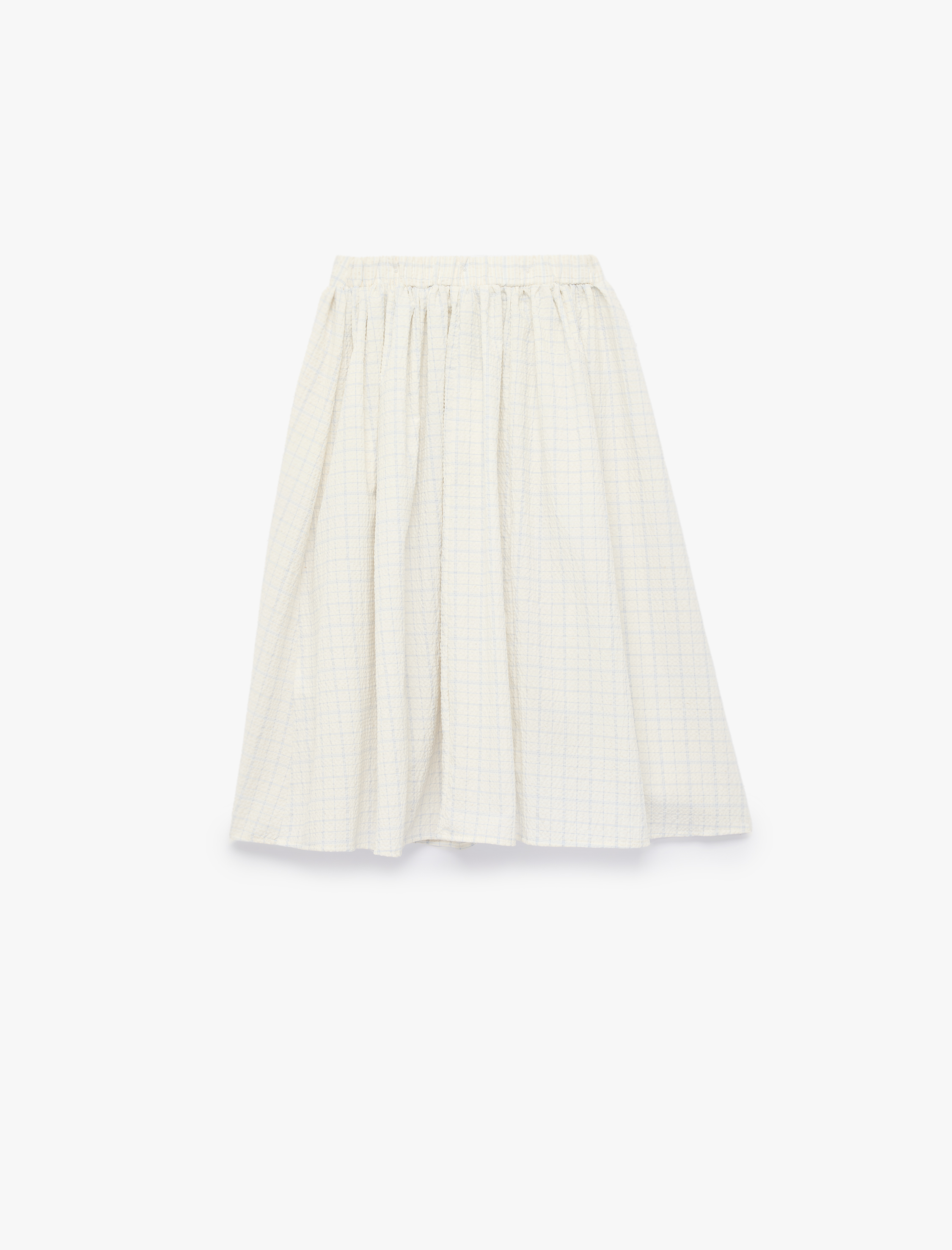  Kız Çocuk Fiyonk Detaylı A Kesim Pileli Midi Etek