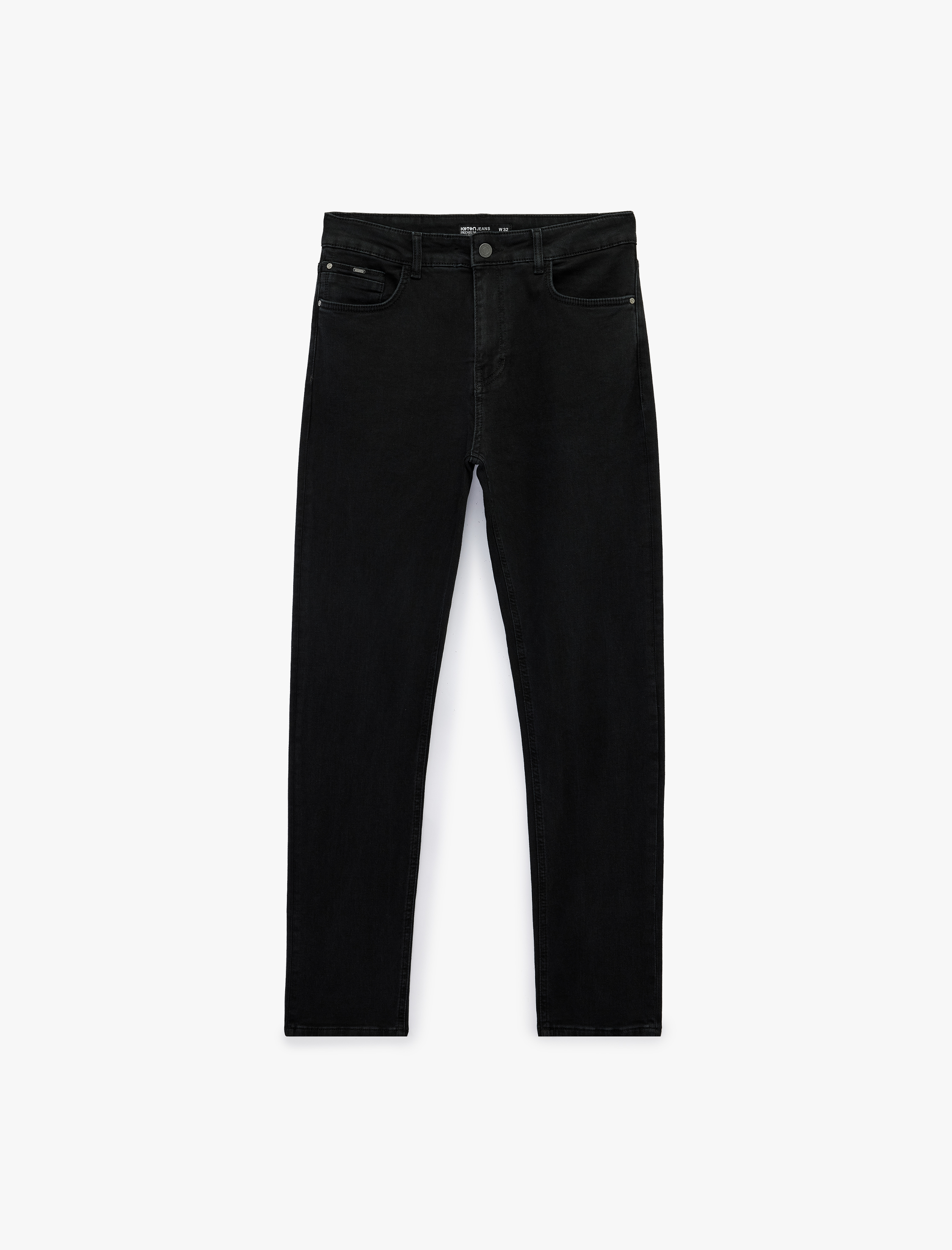   Normal Bel Cepli Pamuklu Slim Fit Jean Pantolon - Brad Jean