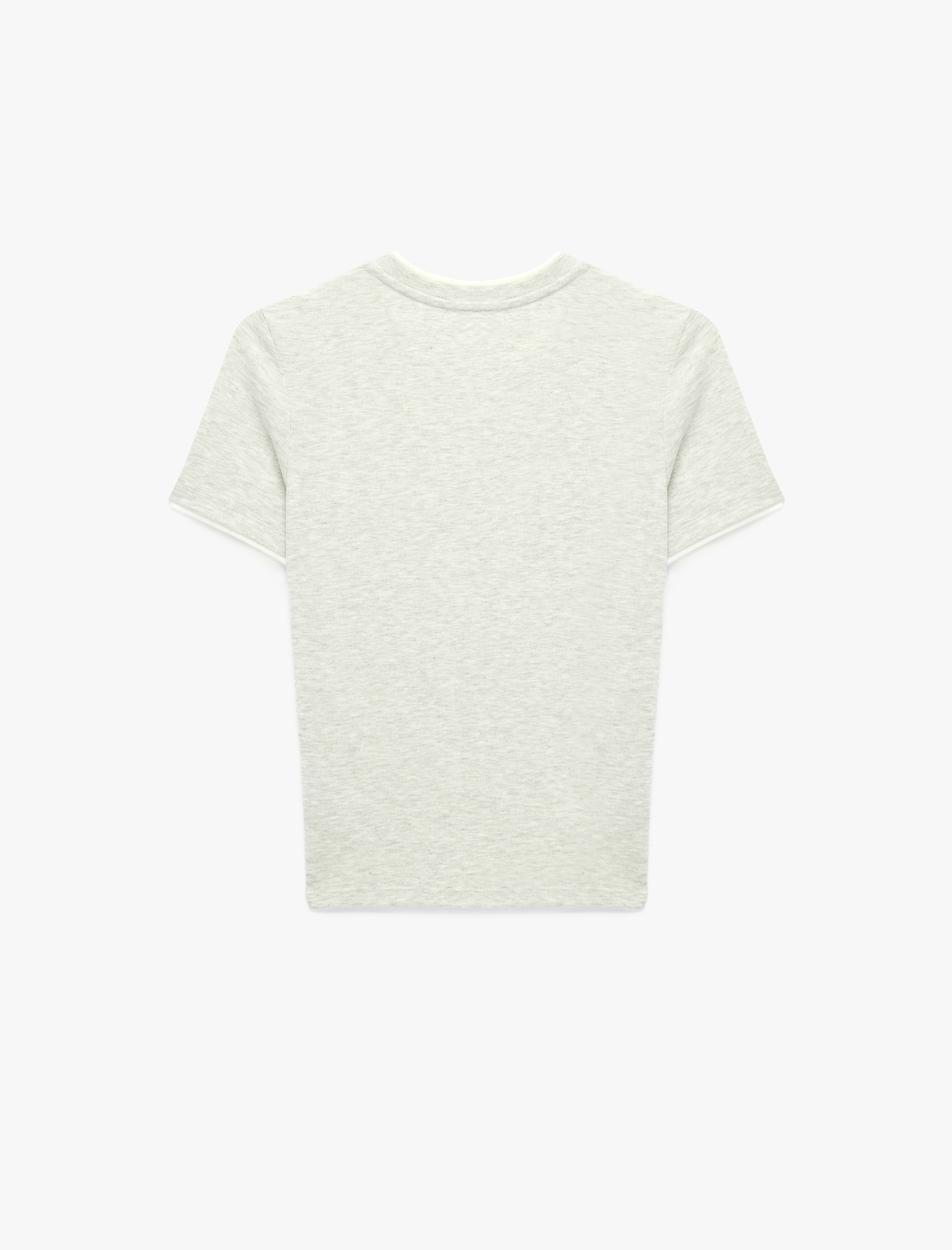   Slim Fit Kısa Kollu Bisiklet Yaka Modal Tişört