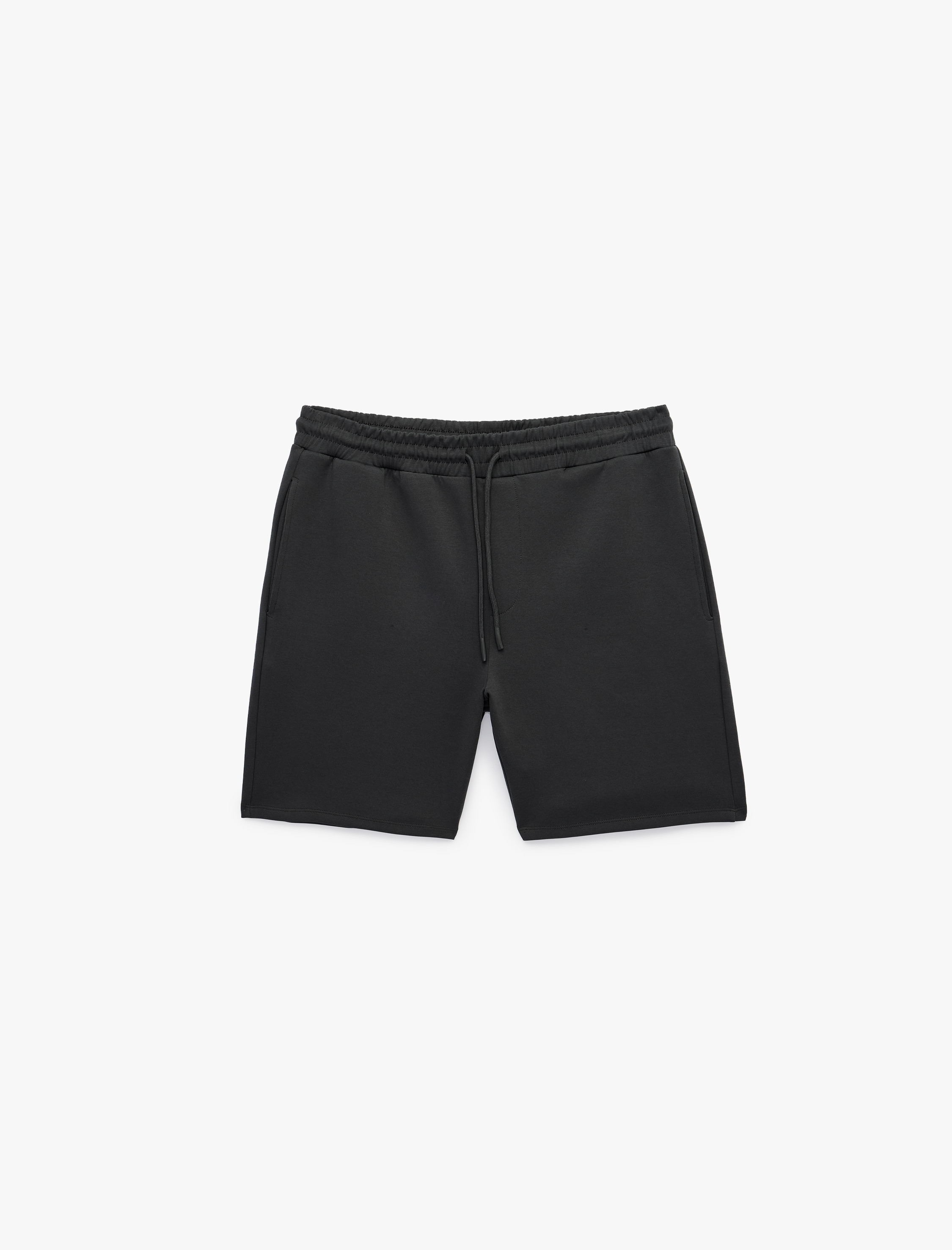   Rahat Kalıp Pamuklu Cepli Beli Bağcıklı Spor Şort