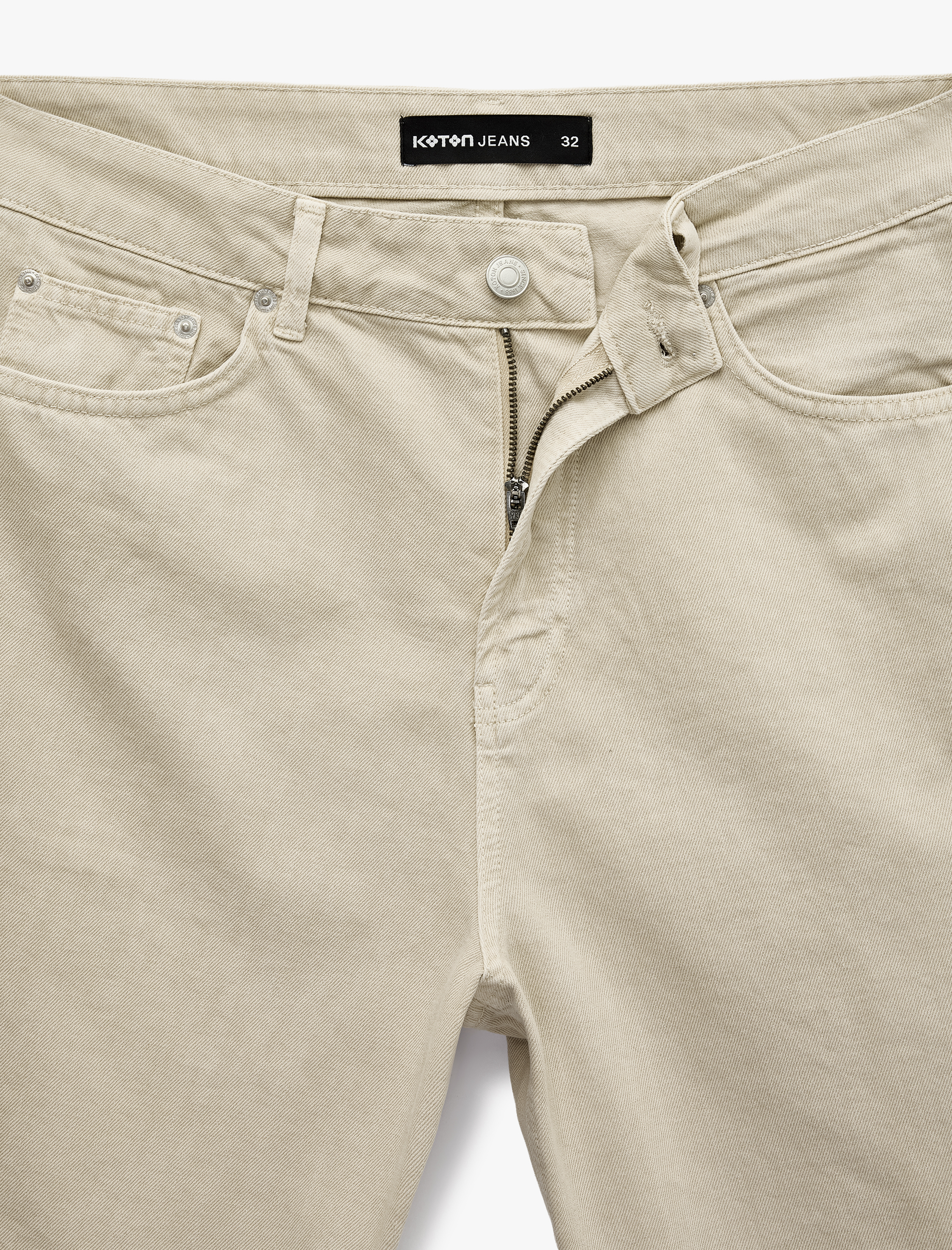   Pamuklu Cepli Rahat Kalıp Normal Bel Jean Şort