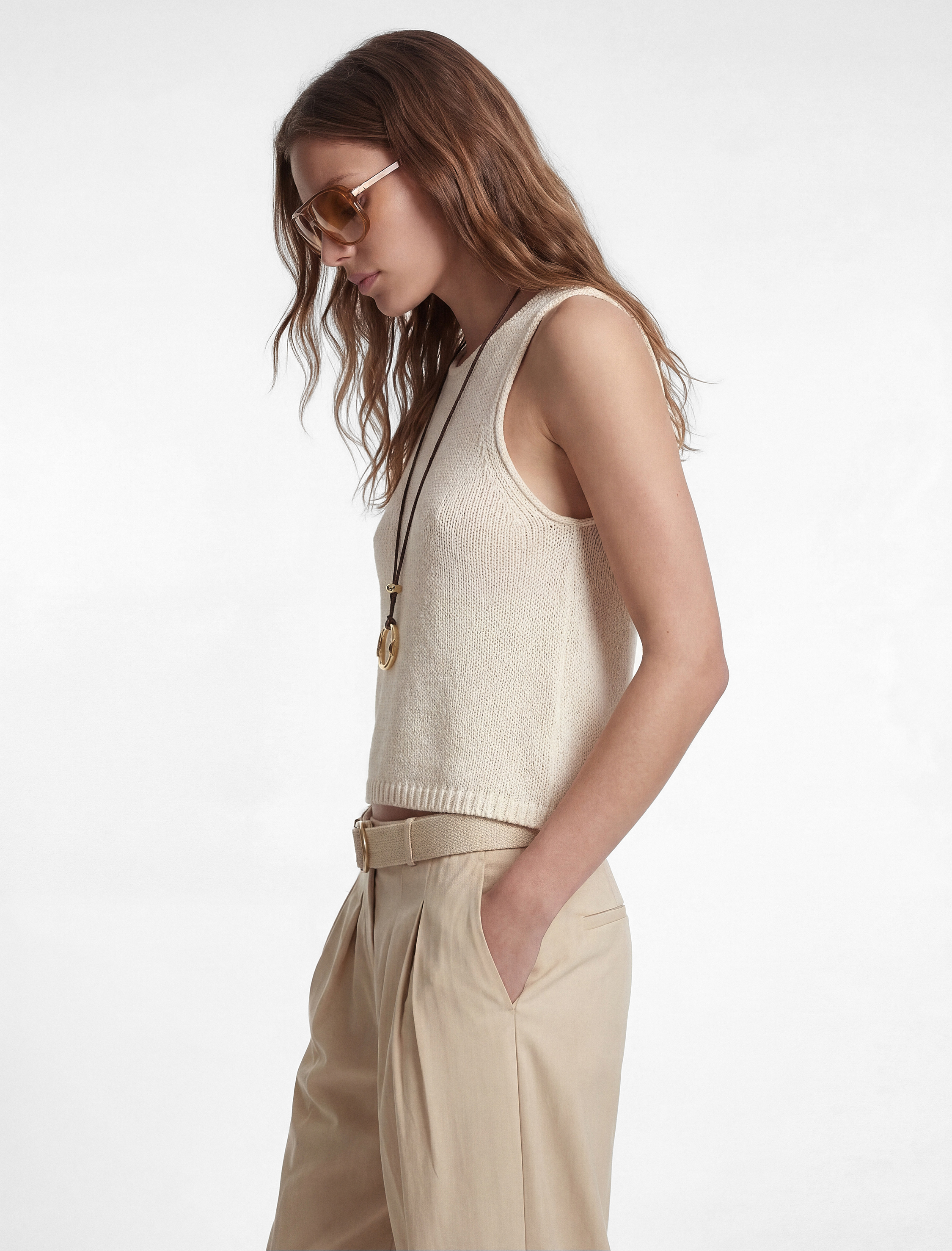   Regular Fit Kolsuz Bisiklet Yaka Triko Atlet