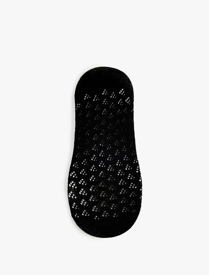 Kadın Fiyonk Detaylı Dantel Babet Çorap