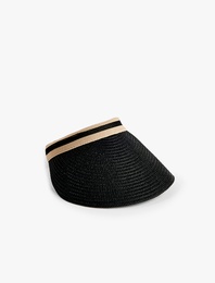 Hasır Vizör Şapka