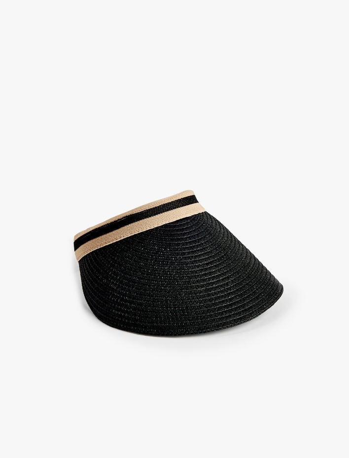 Kadın Hasır Vizör Şapka