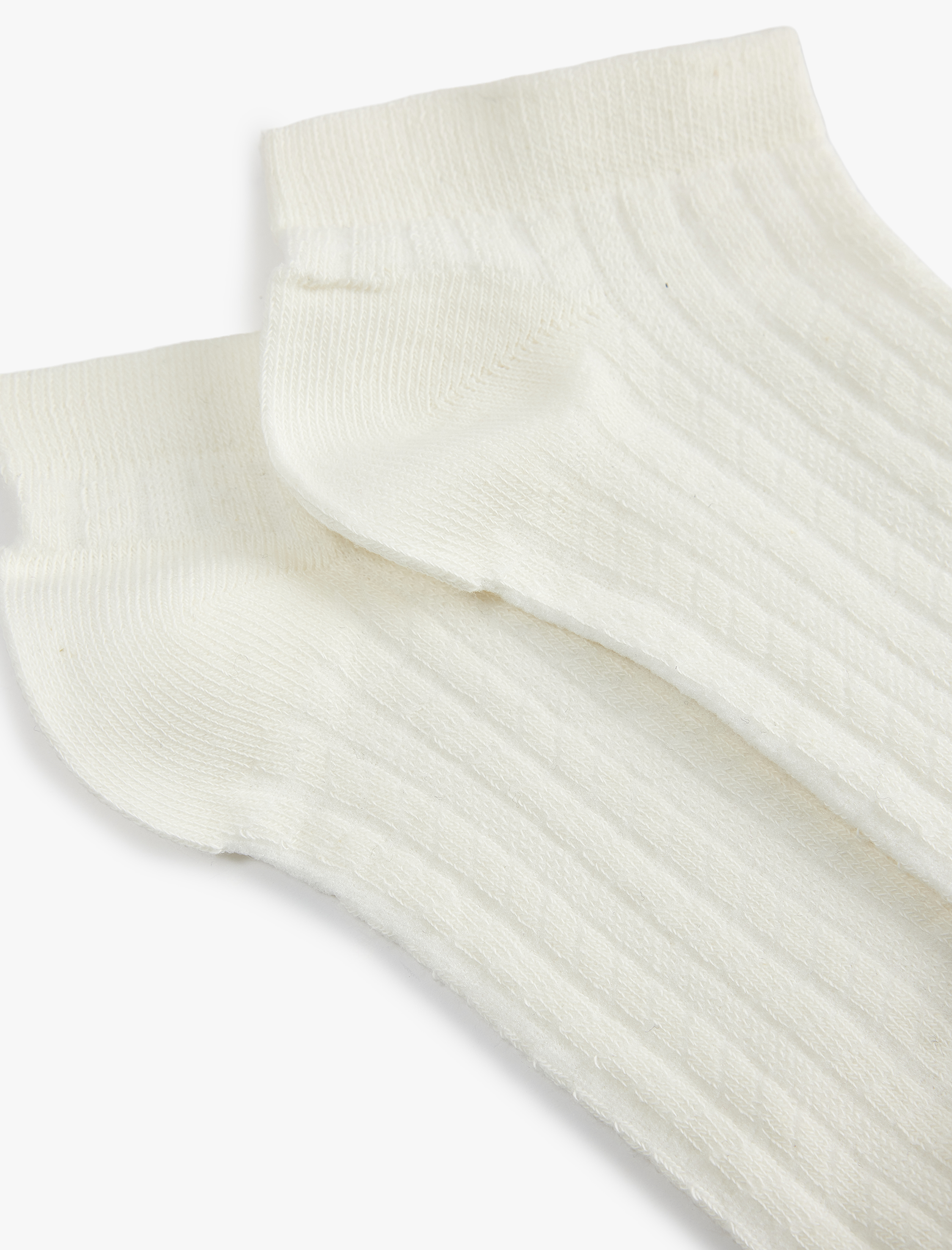  Kadın Dokulu 2'li Patik Çorap Seti