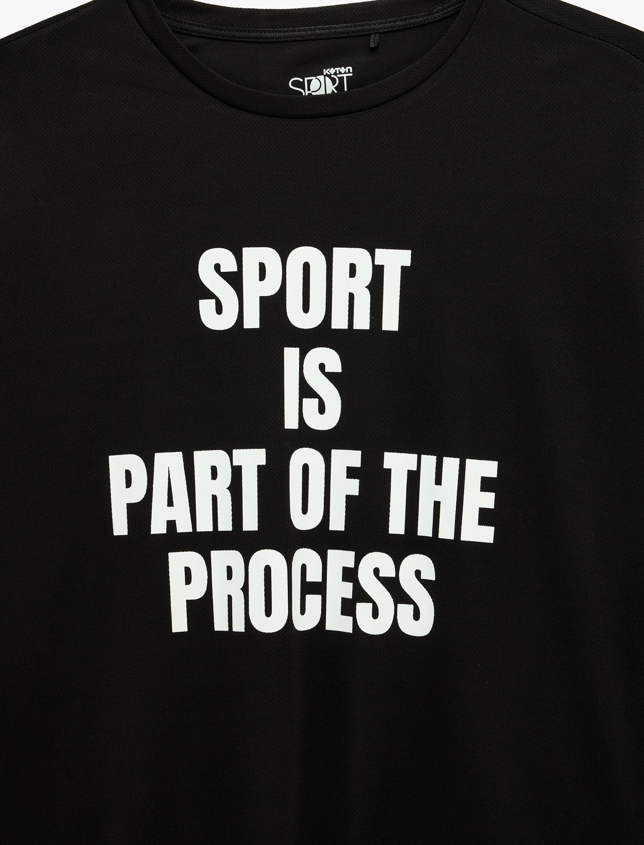   Baskılı Yarım Kol Bisiklet Yaka Oversize Spor Tişört