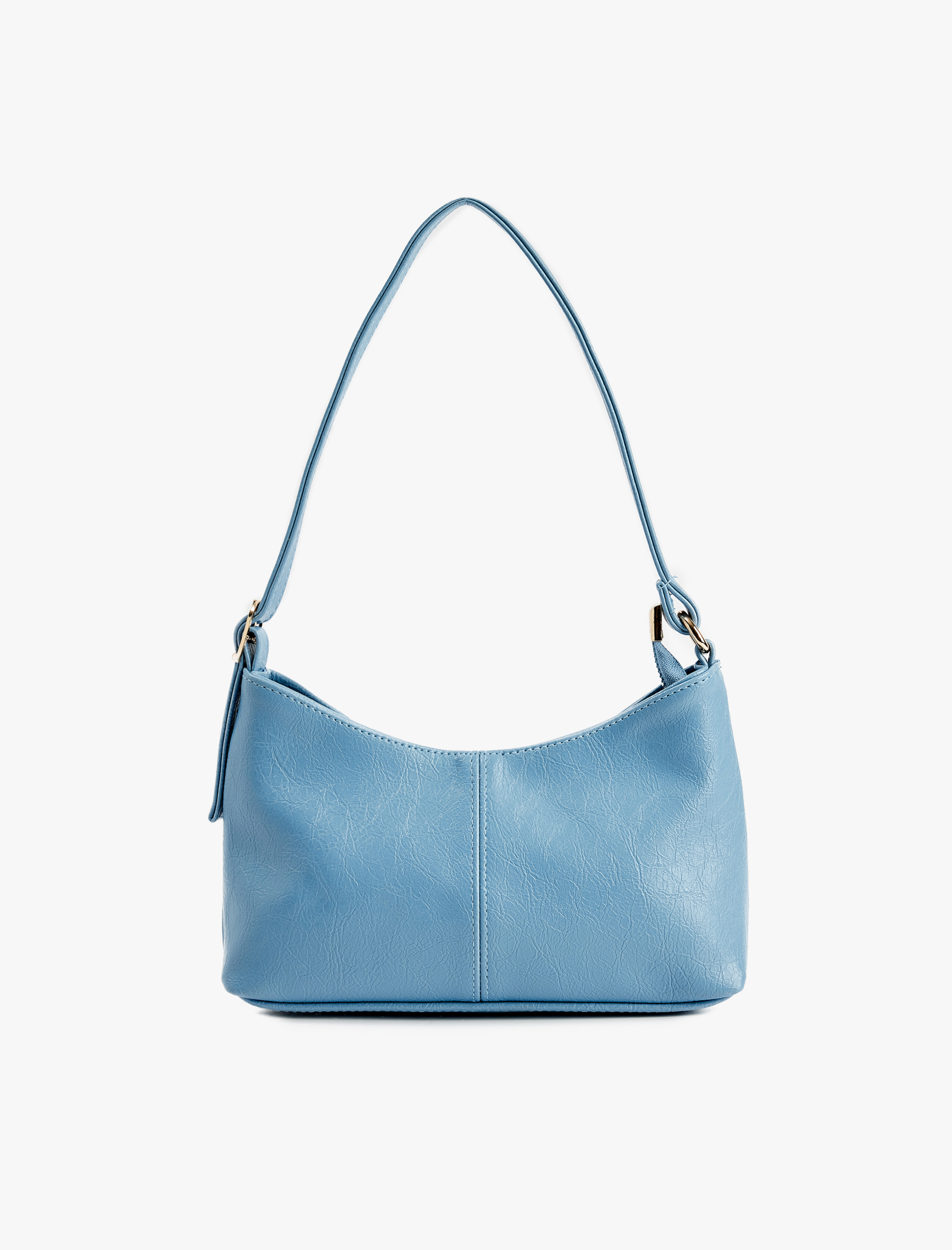  Kadın Fermuarlı Suni Deri Omuz Çantası