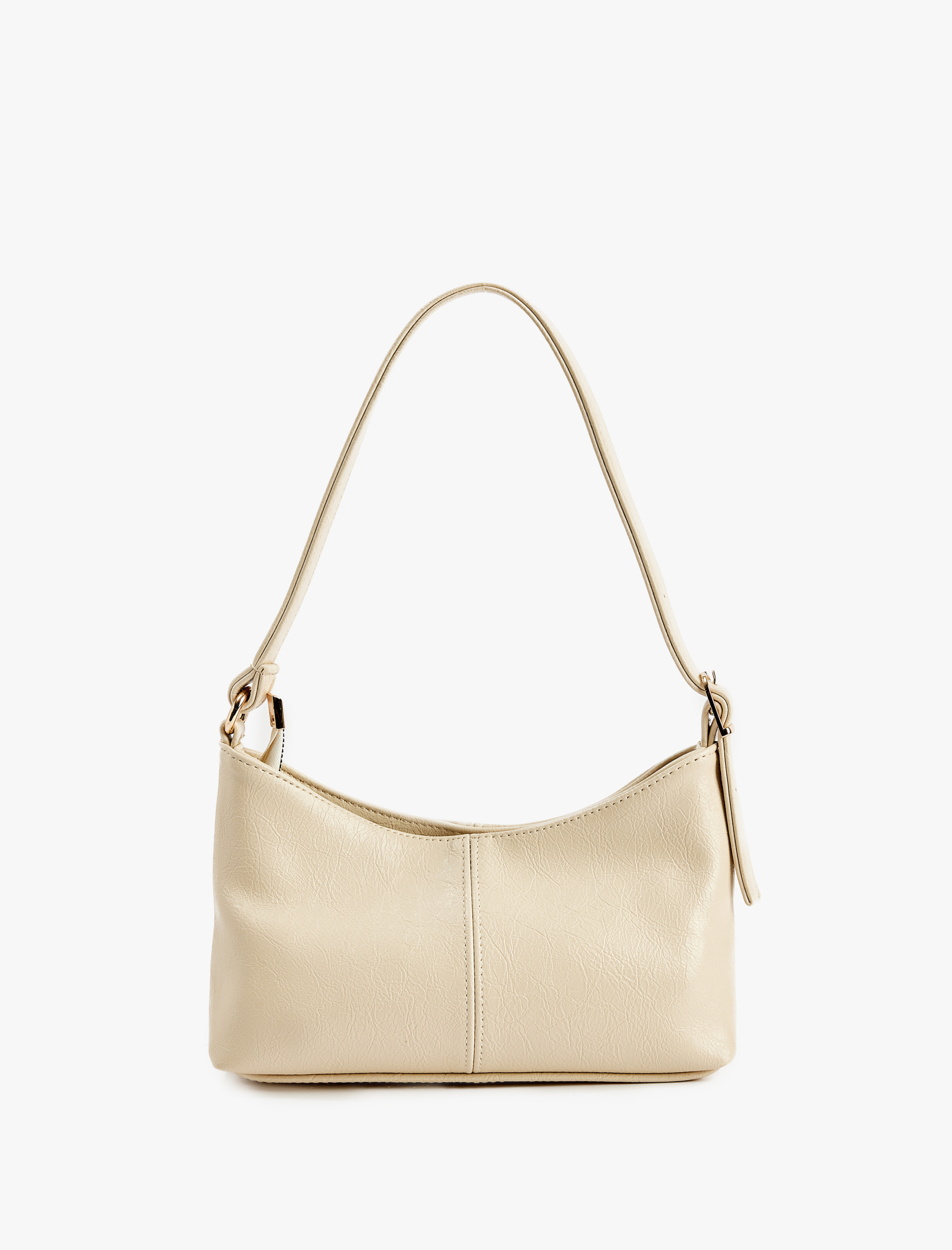  Kadın Fermuarlı Suni Deri Omuz Çantası