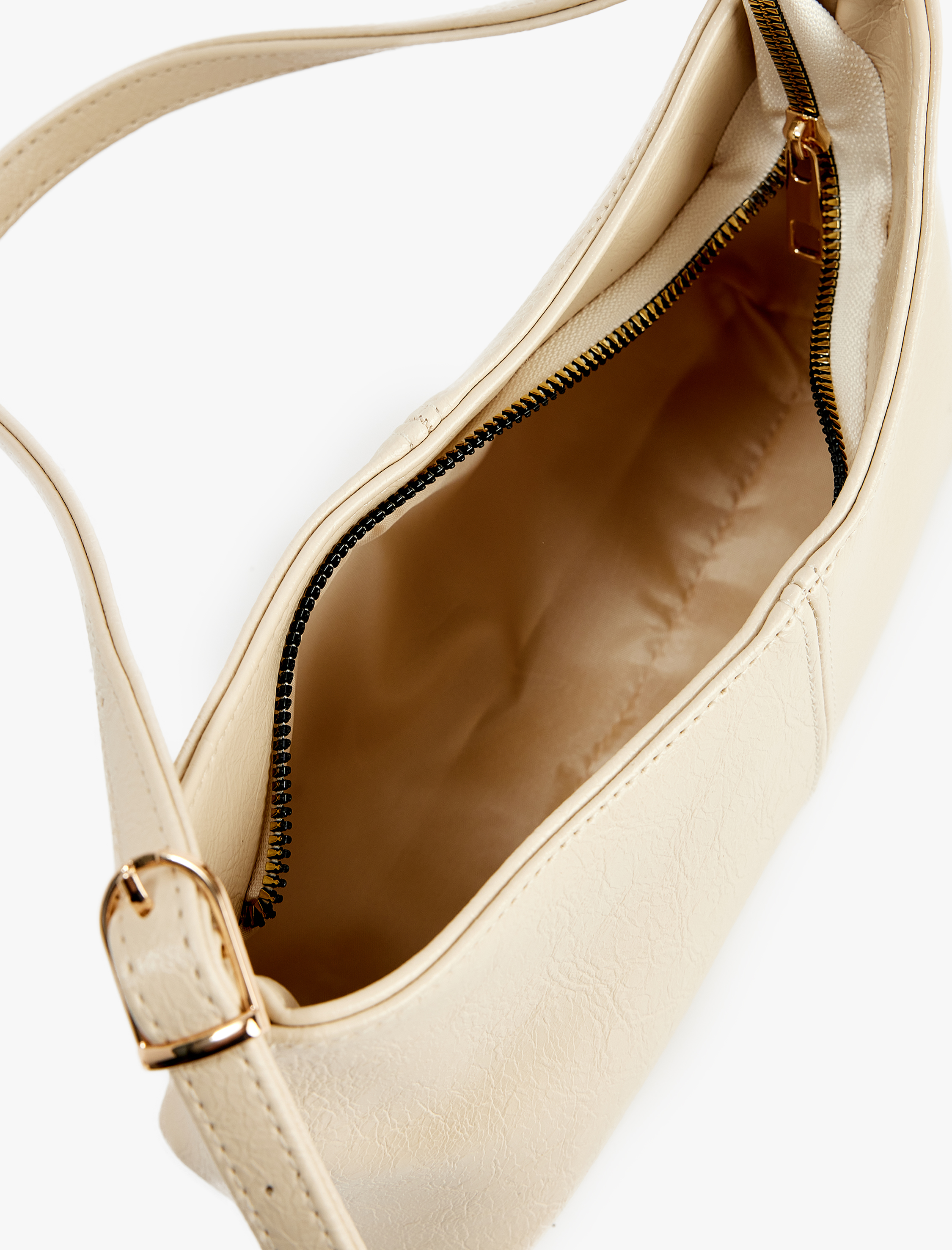  Kadın Fermuarlı Suni Deri Omuz Çantası