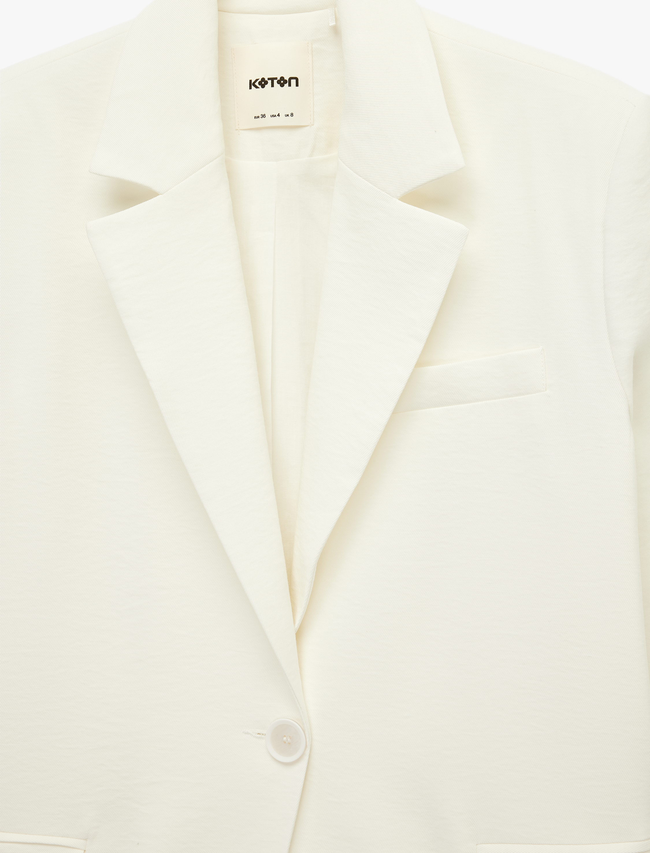   Uzun Kollu Cepli Oversize Blazer Ceket