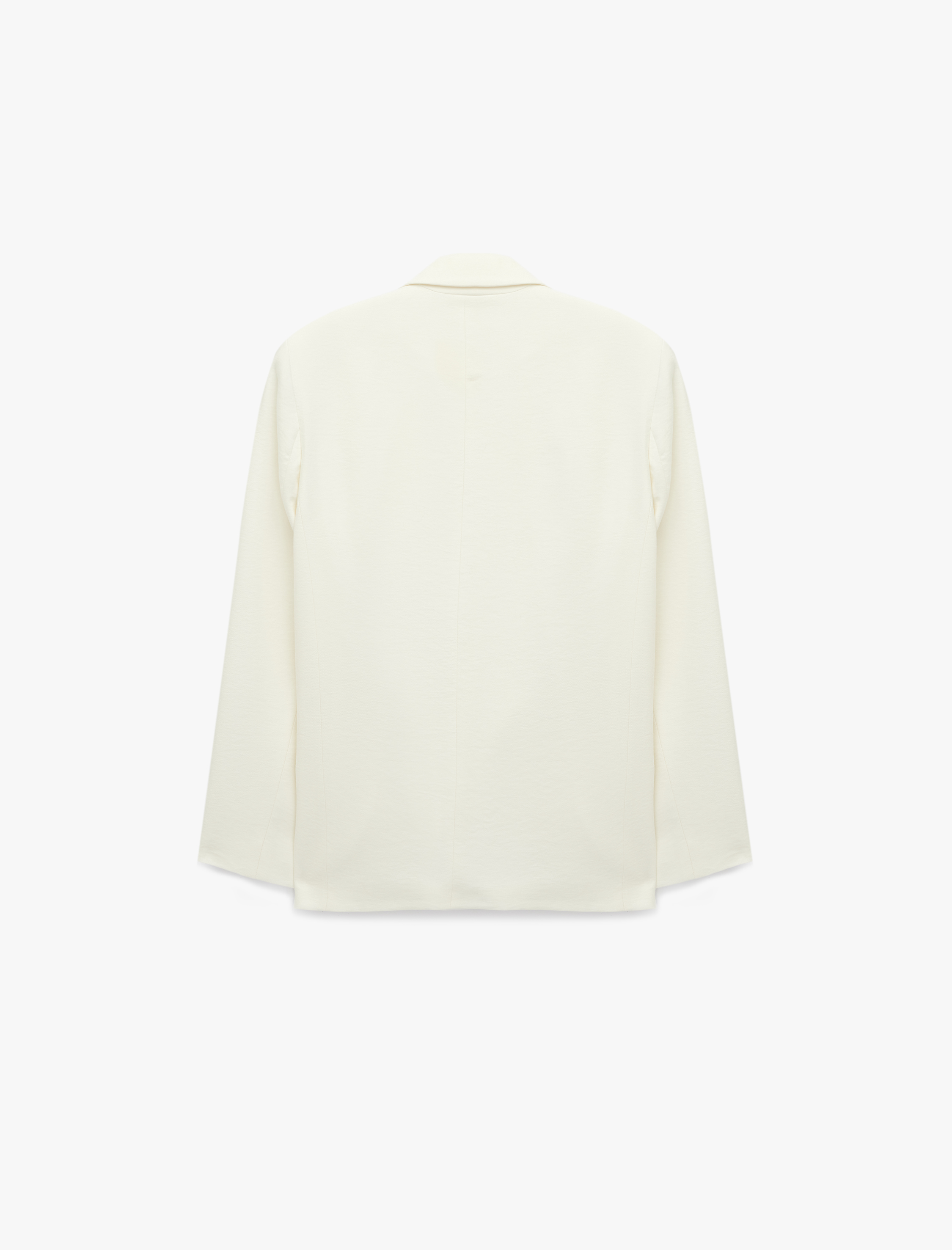   Uzun Kollu Cepli Oversize Blazer Ceket