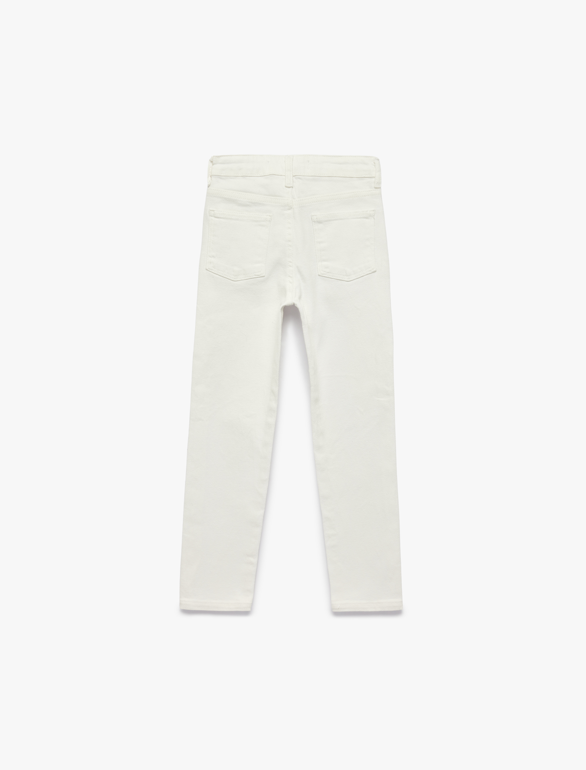  Erkek Çocuk Normal Bel Pamuklu Straight Jean Pantolon