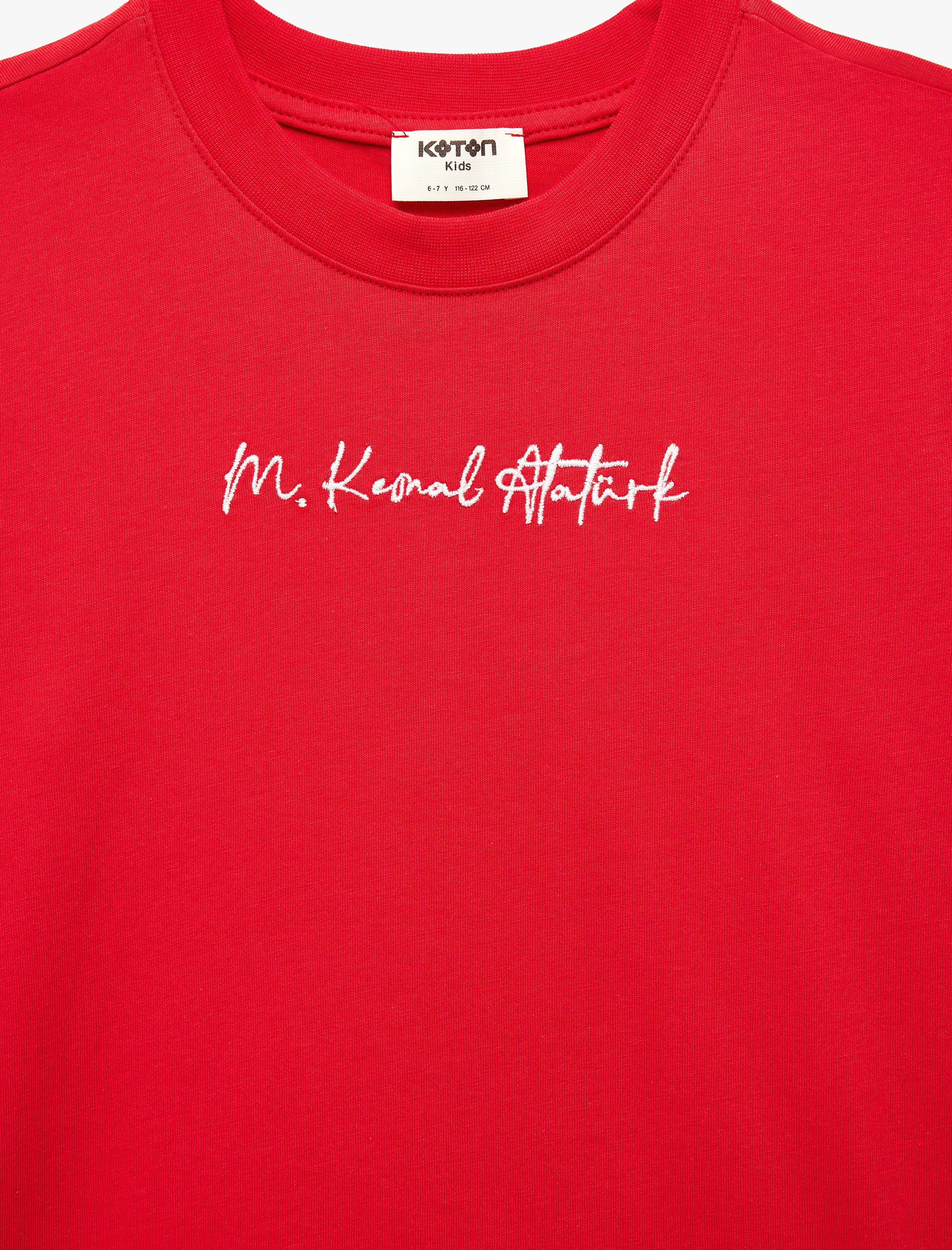  Erkek Çocuk Pamuklu Bisiklet Yaka Kısa Kollu Baskılı Tişört