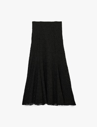 Slim Fit Midi Dantel Etek