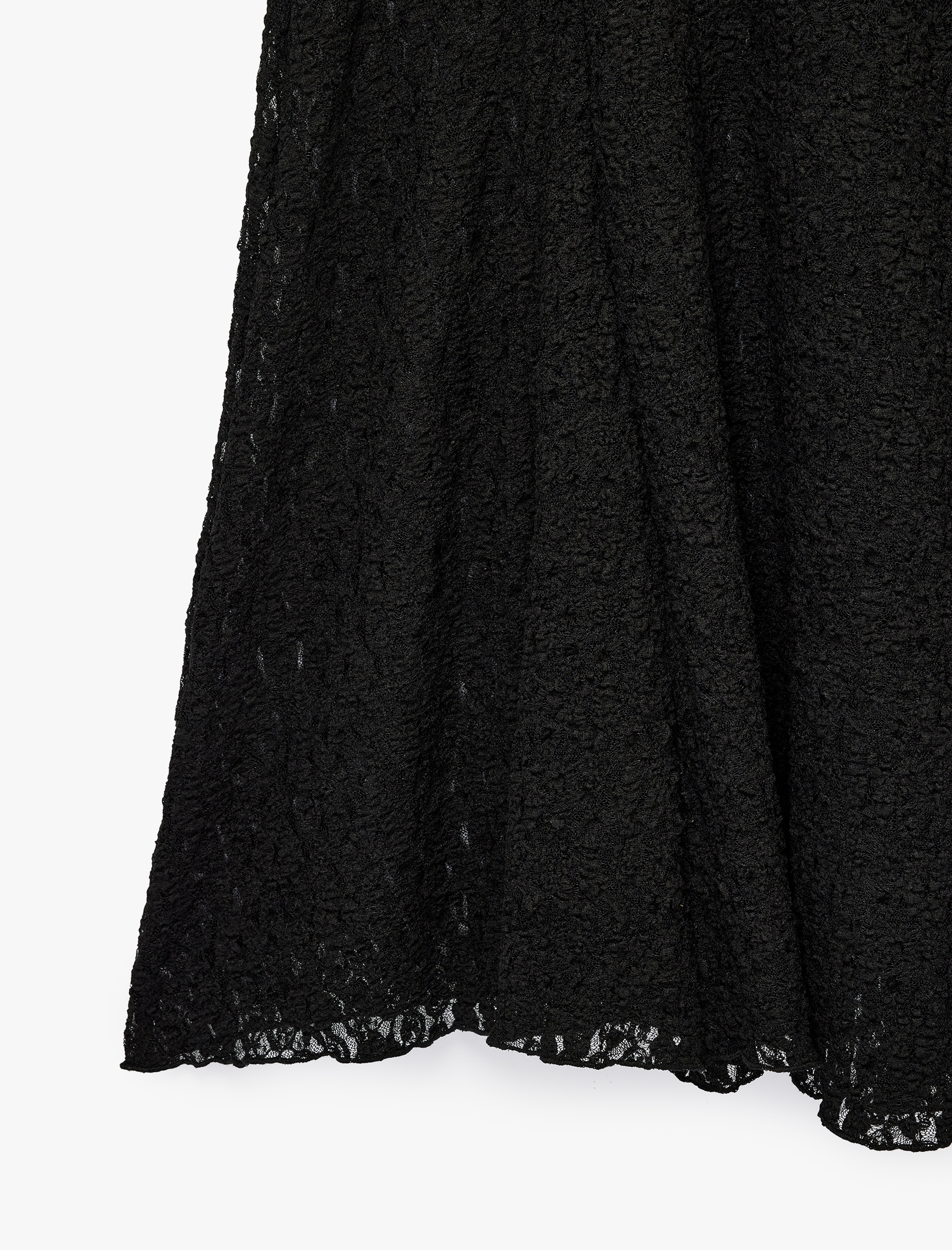   Slim Fit Midi Dantel Etek