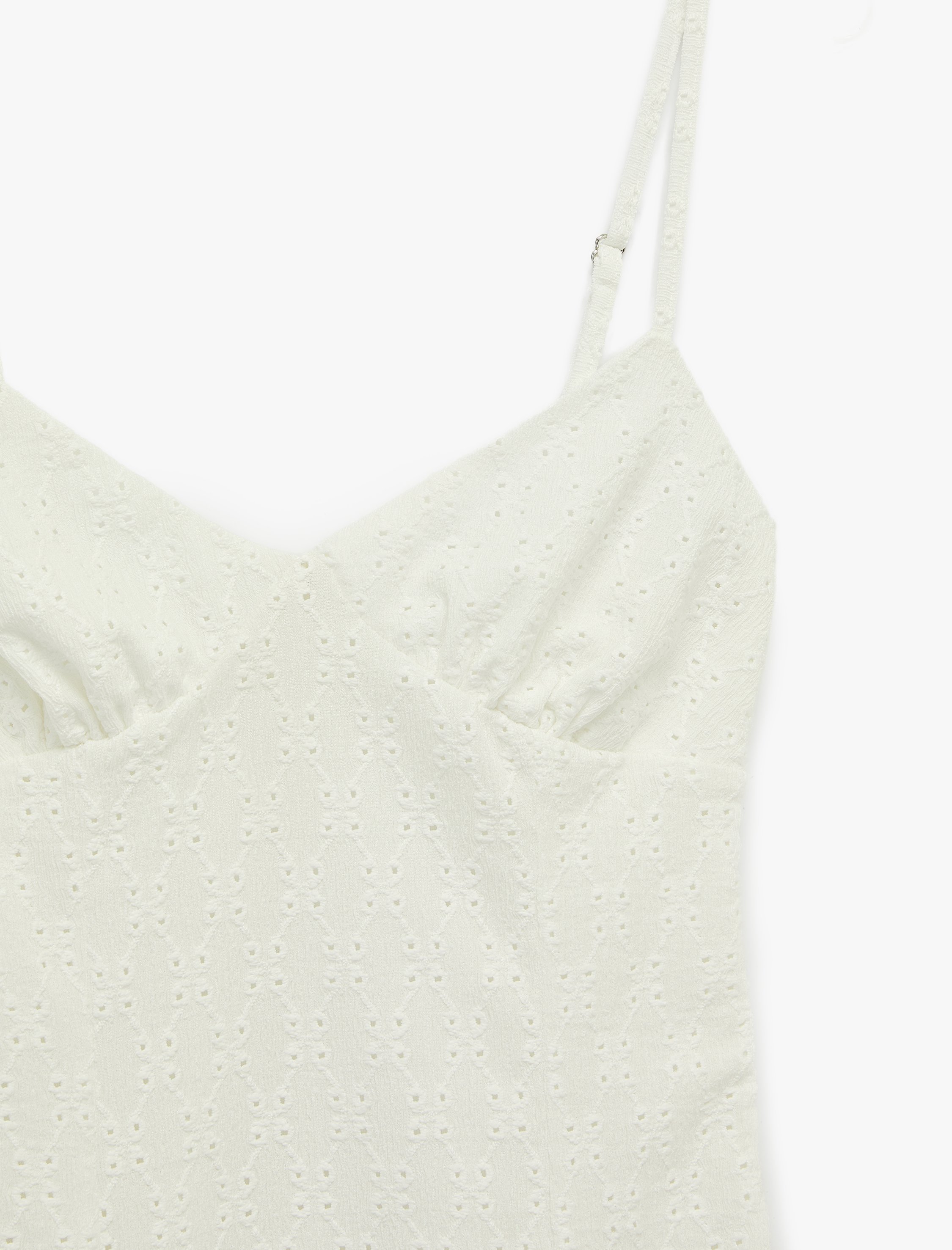   İp Askılı Kolsuz Mini Fisto Elbise