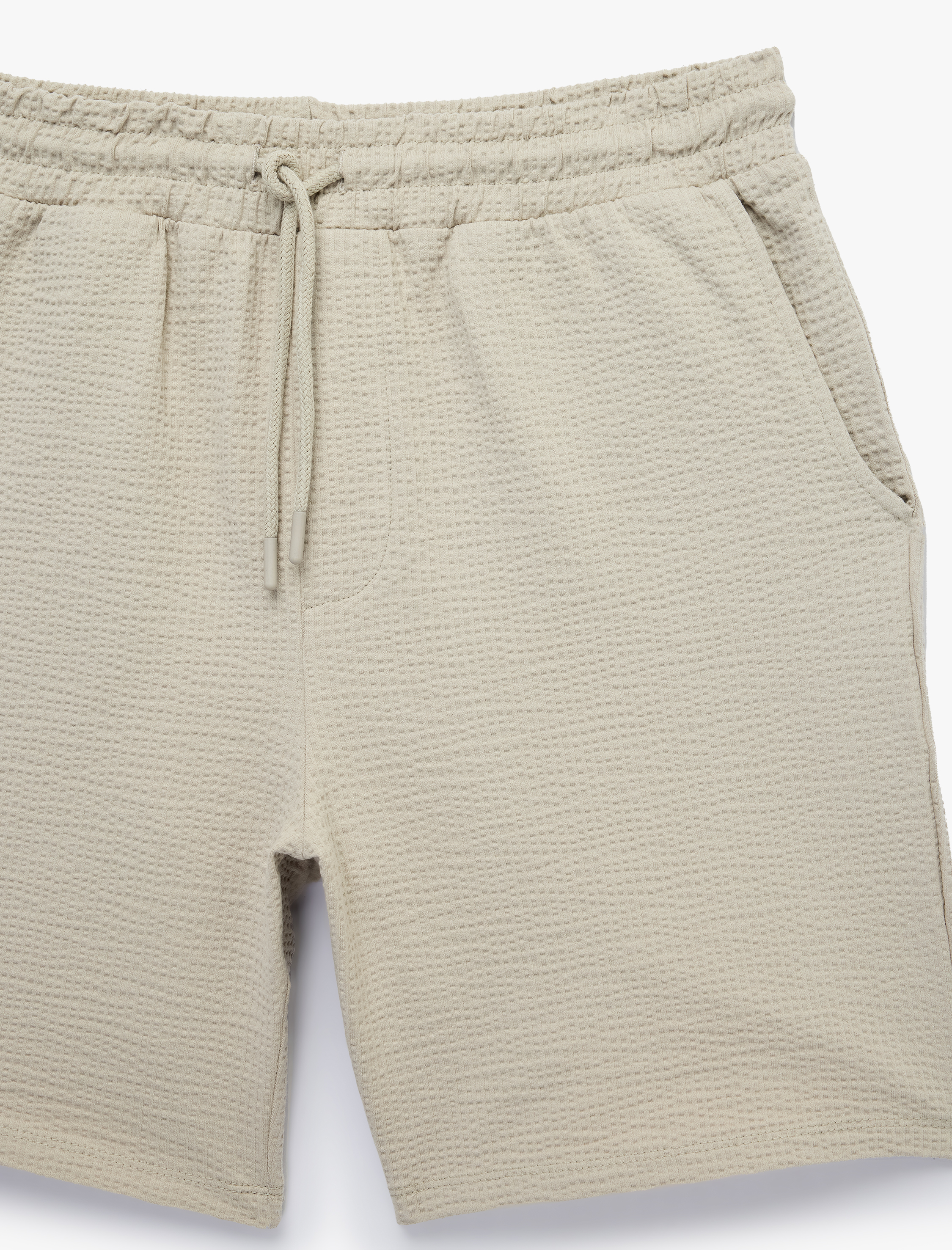   Pamuklu Cepli Bermuda Beli Bağcıklı Şort