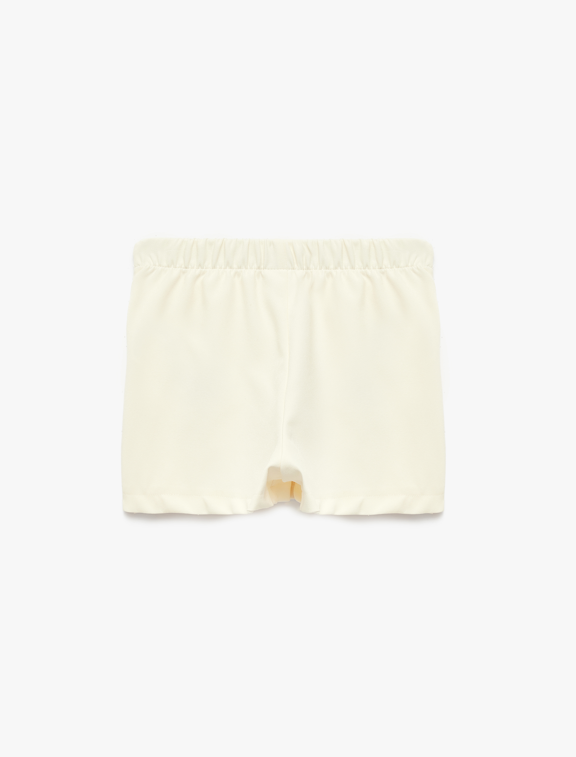  Kız Bebek Fiyonk Detaylı Pileli Şort Etek