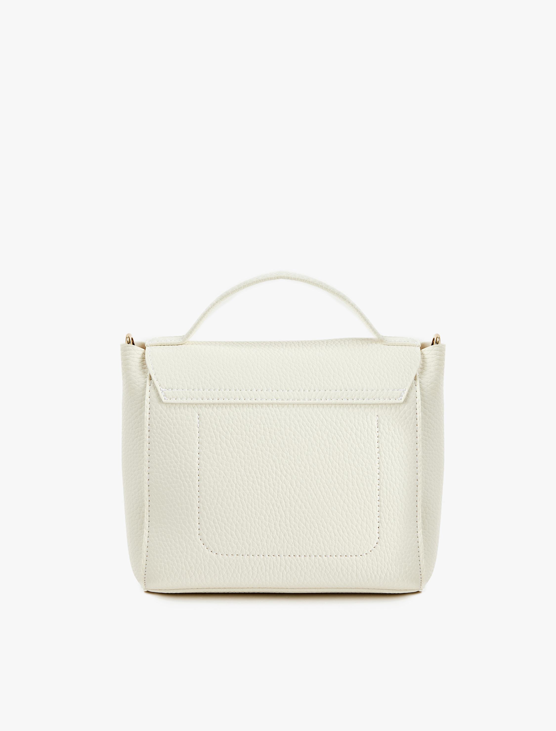  Kadın Metal Aksesuarlı Saplı Askılı Suni Deri Çapraz Çanta