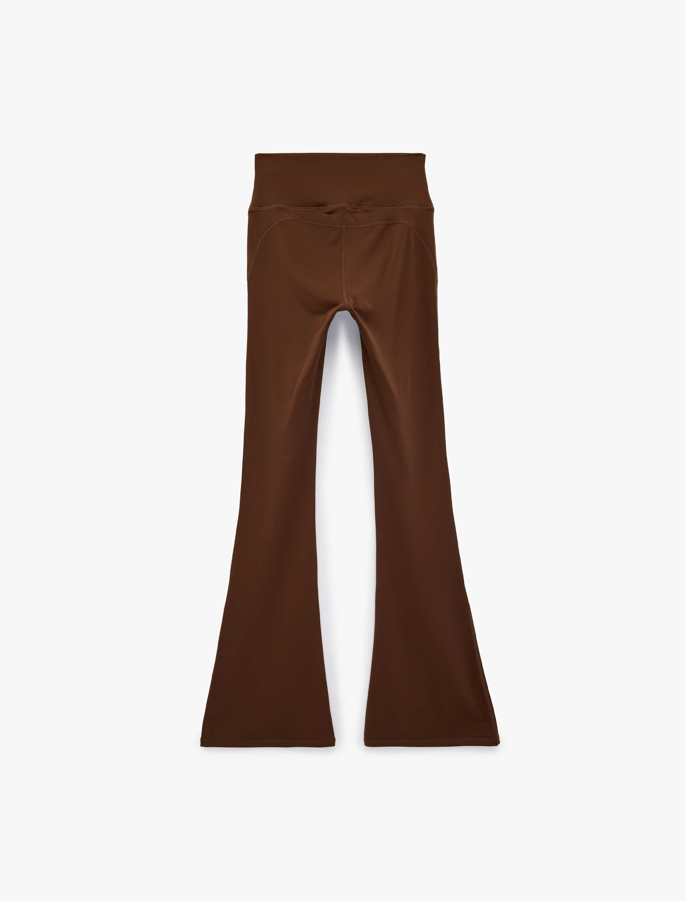   Yüksek Bel İspanyol Paça Dikiş Detaylı Spor Tayt