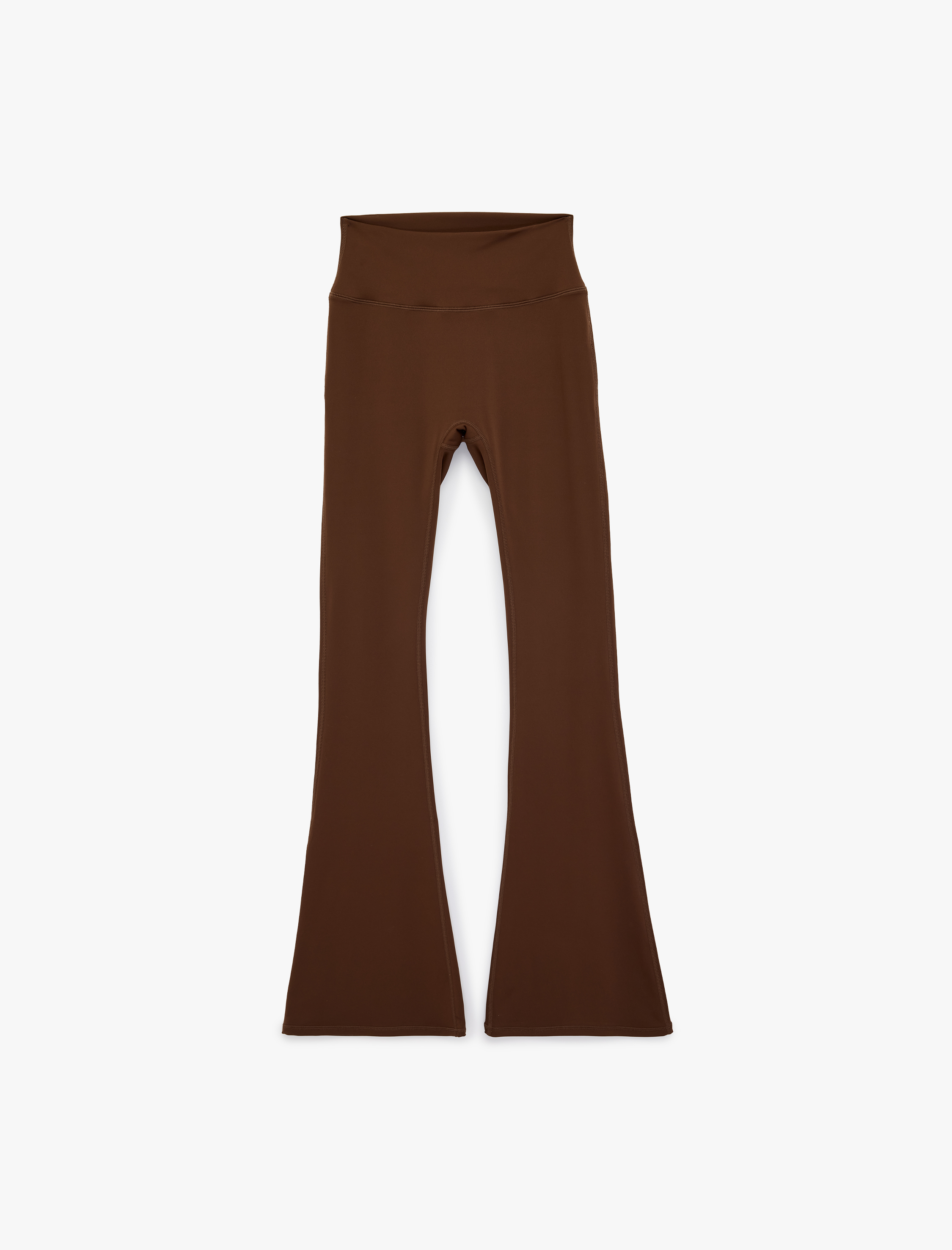   Yüksek Bel İspanyol Paça Dikiş Detaylı Spor Tayt