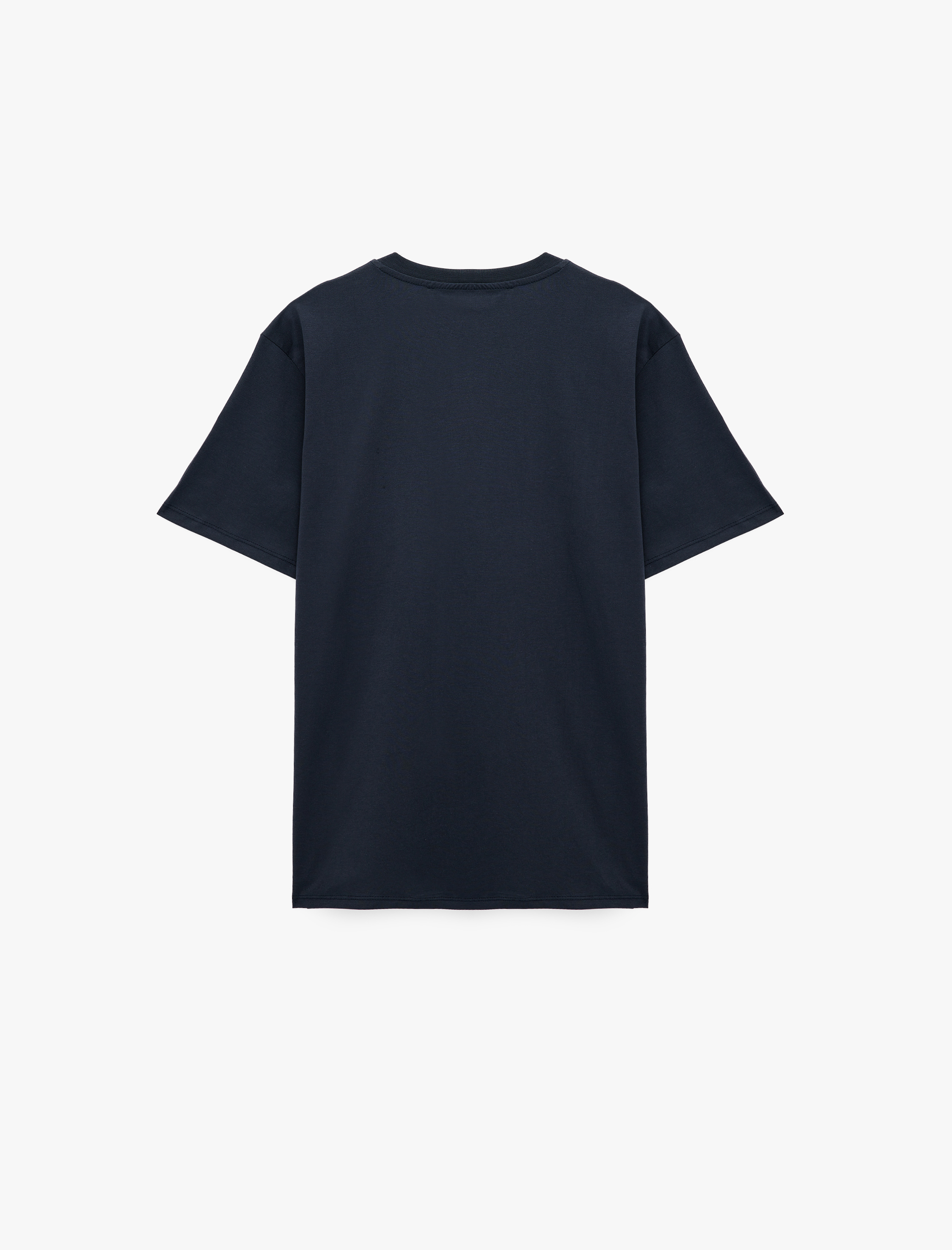   Regular Fit Kısa Kollu Bisiklet Yaka Basic Pamuklu Tişört