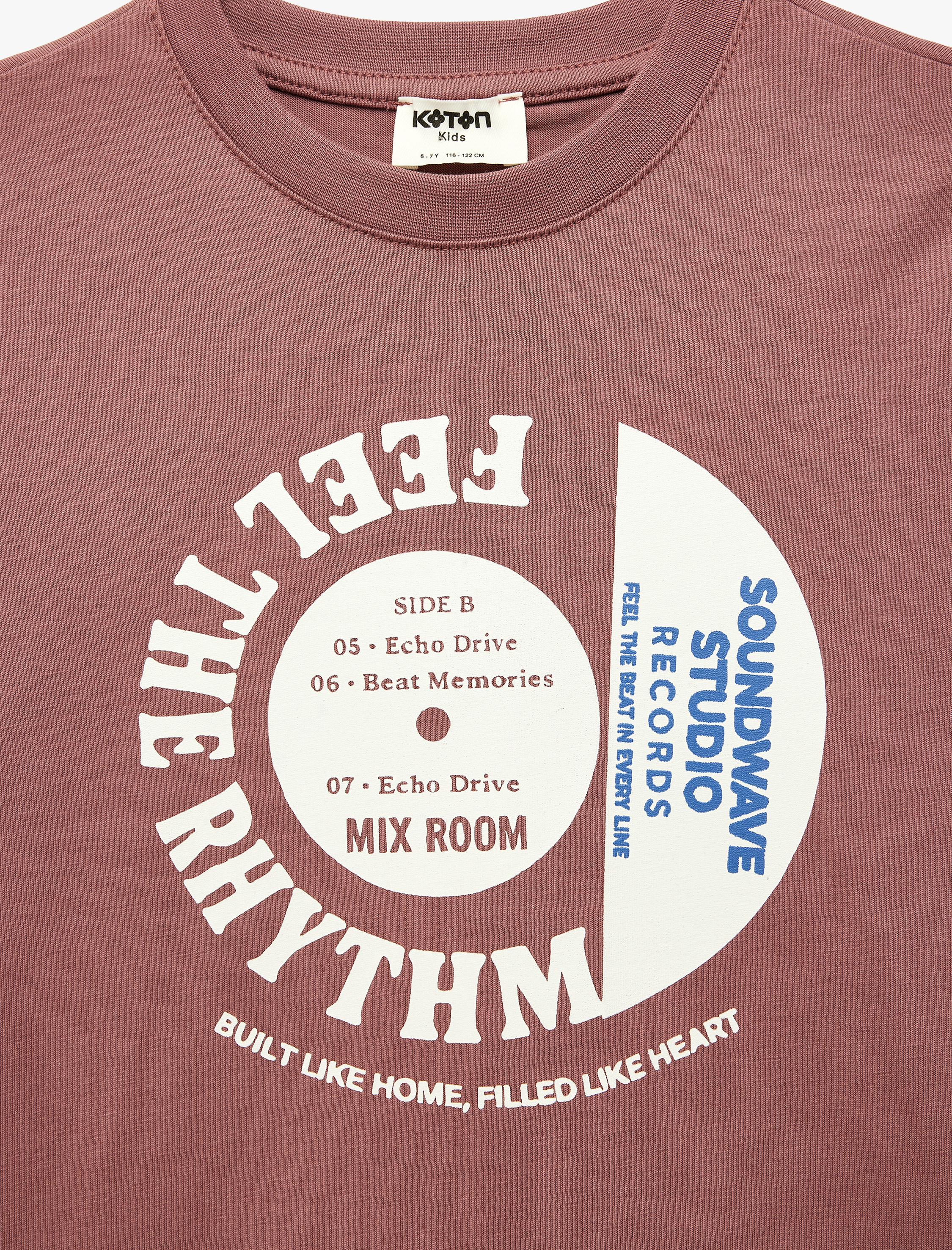  Erkek Çocuk Pamuklu Bisiklet Yaka Kısa Kollu Baskılı Tişört