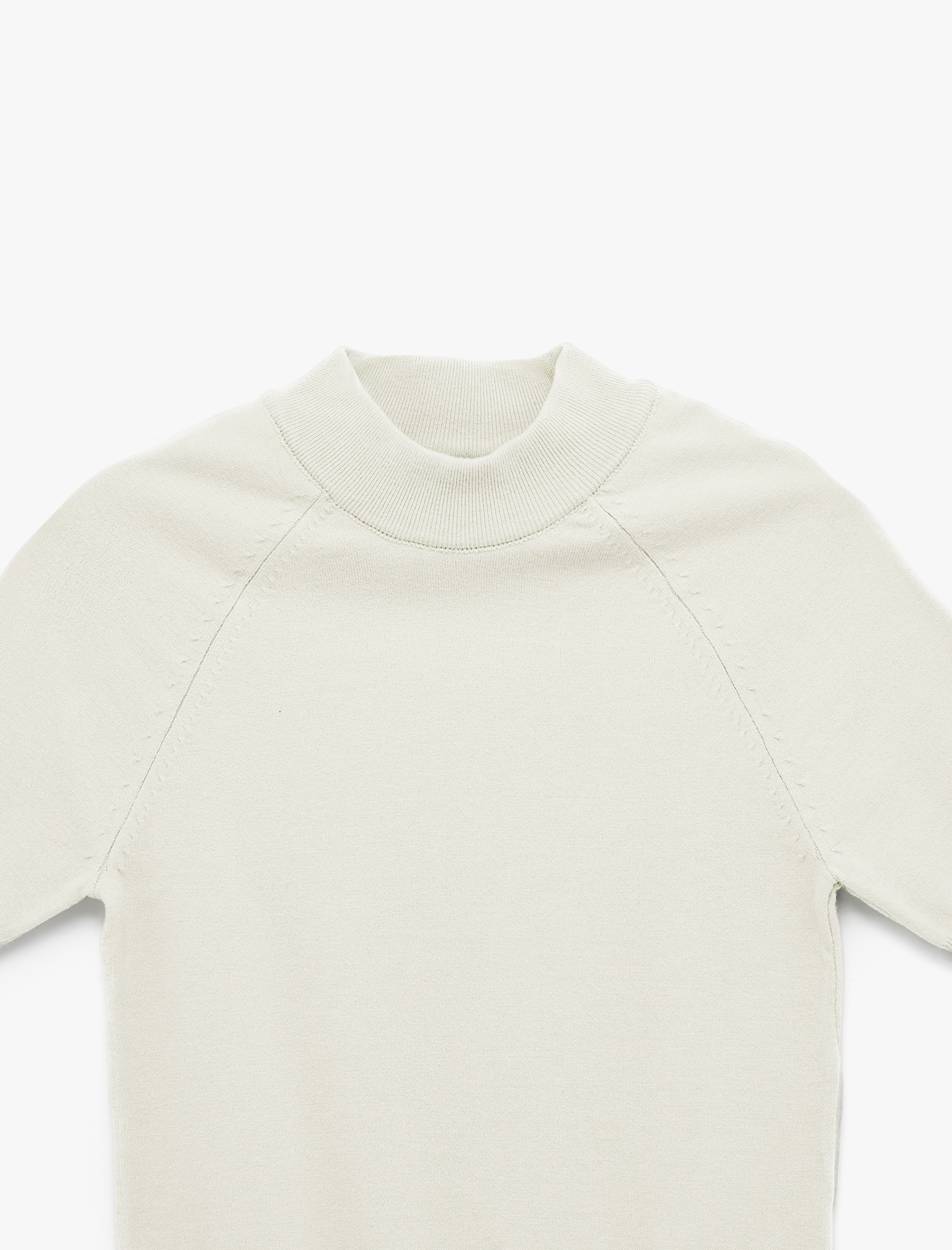   Balıkçı Yaka Kısa Kollu Triko Kazak