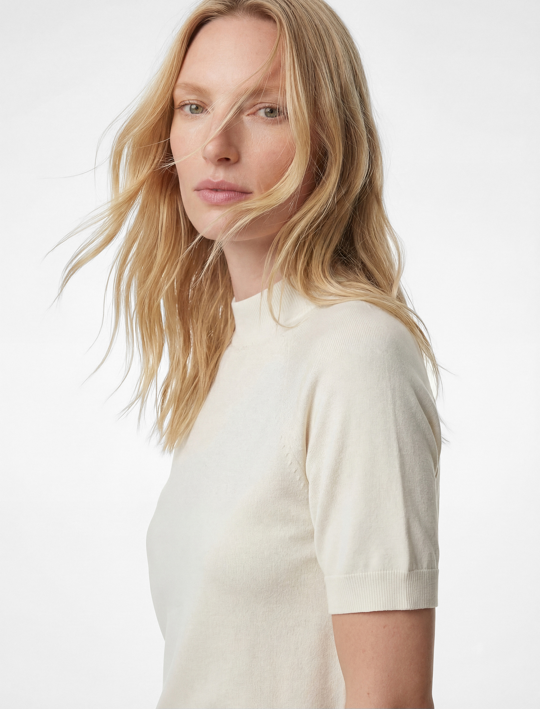   Balıkçı Yaka Kısa Kollu Triko Kazak