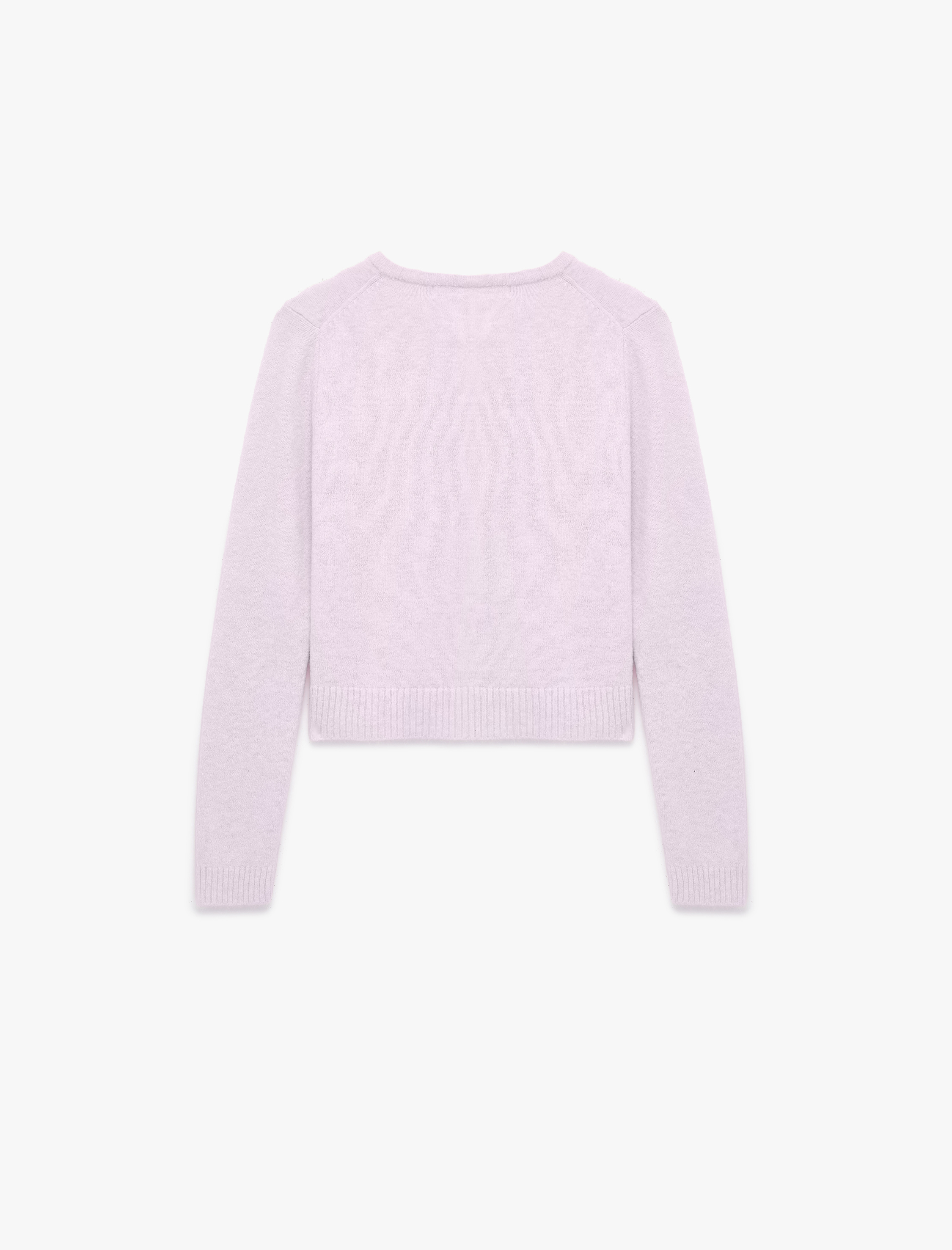   Uzun Kollu Bisiklet Yaka Düğmeli Triko Hırka