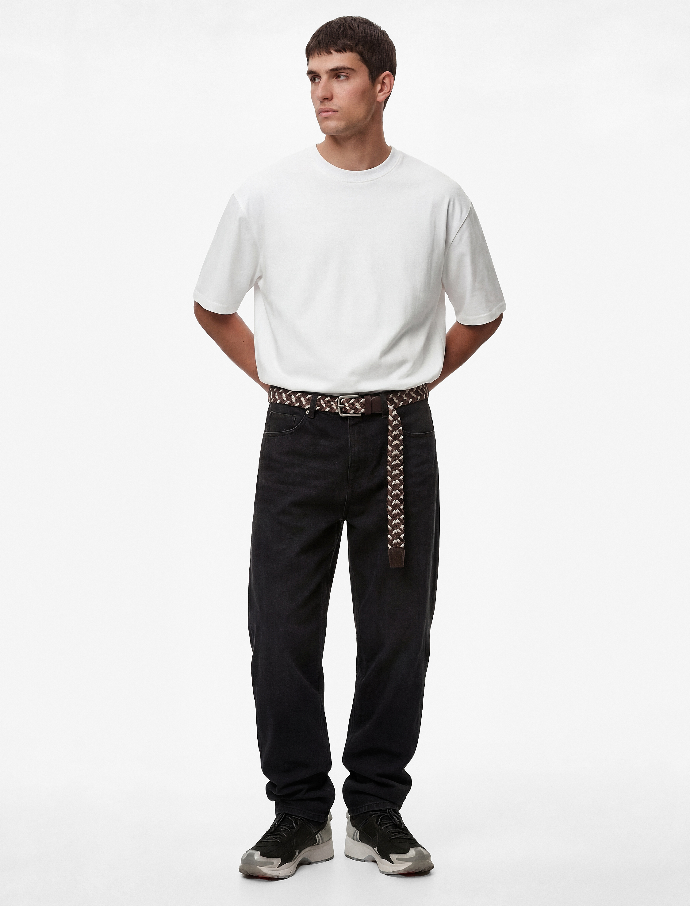   Regular Fit Kısa Kollu Bisiklet Yaka Pamuklu Basic Tişört